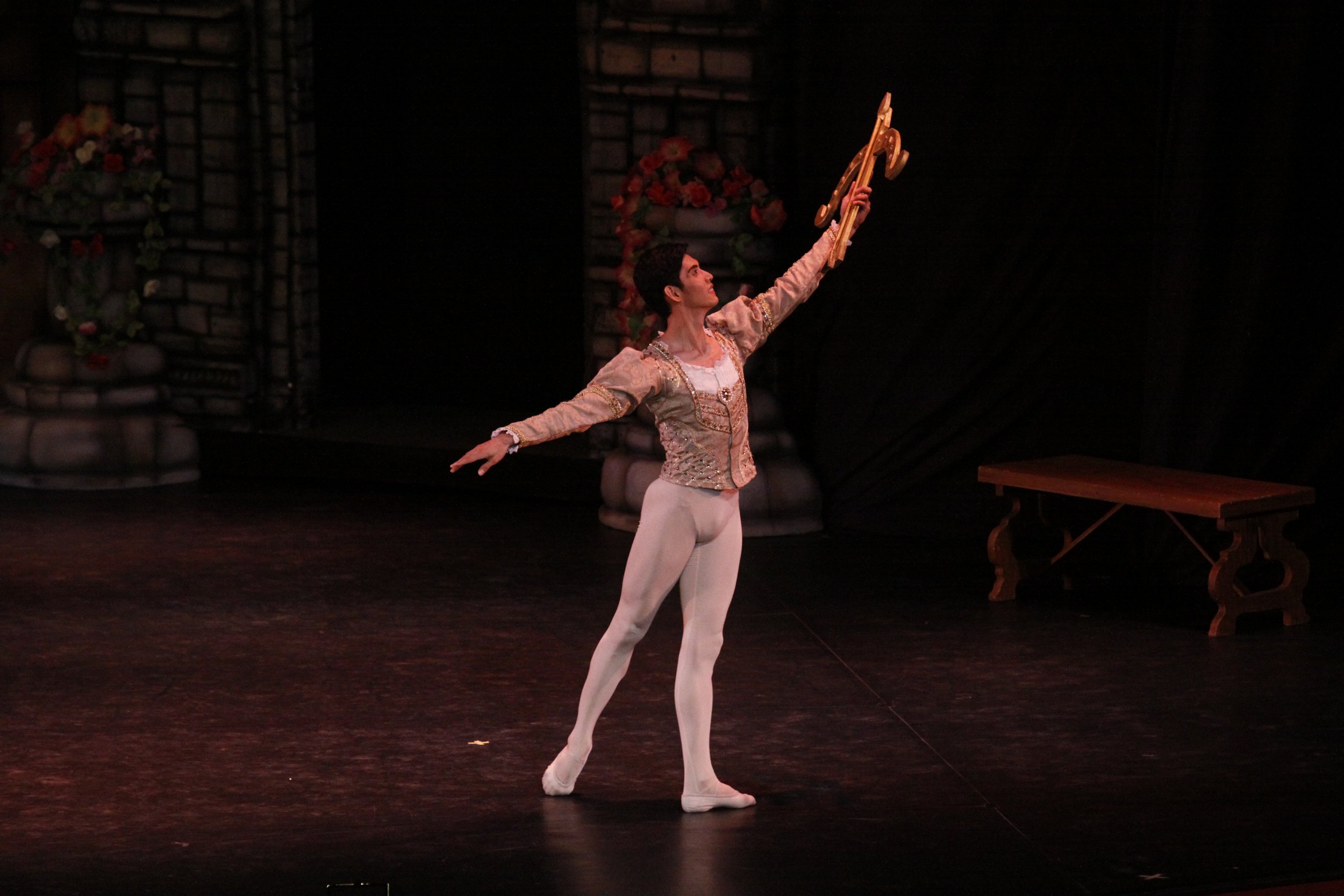    Nazer Salgado steps into the shoes of Prince Siegfried, one of the most sought-after roles for danseurs, in a 2011 production.    