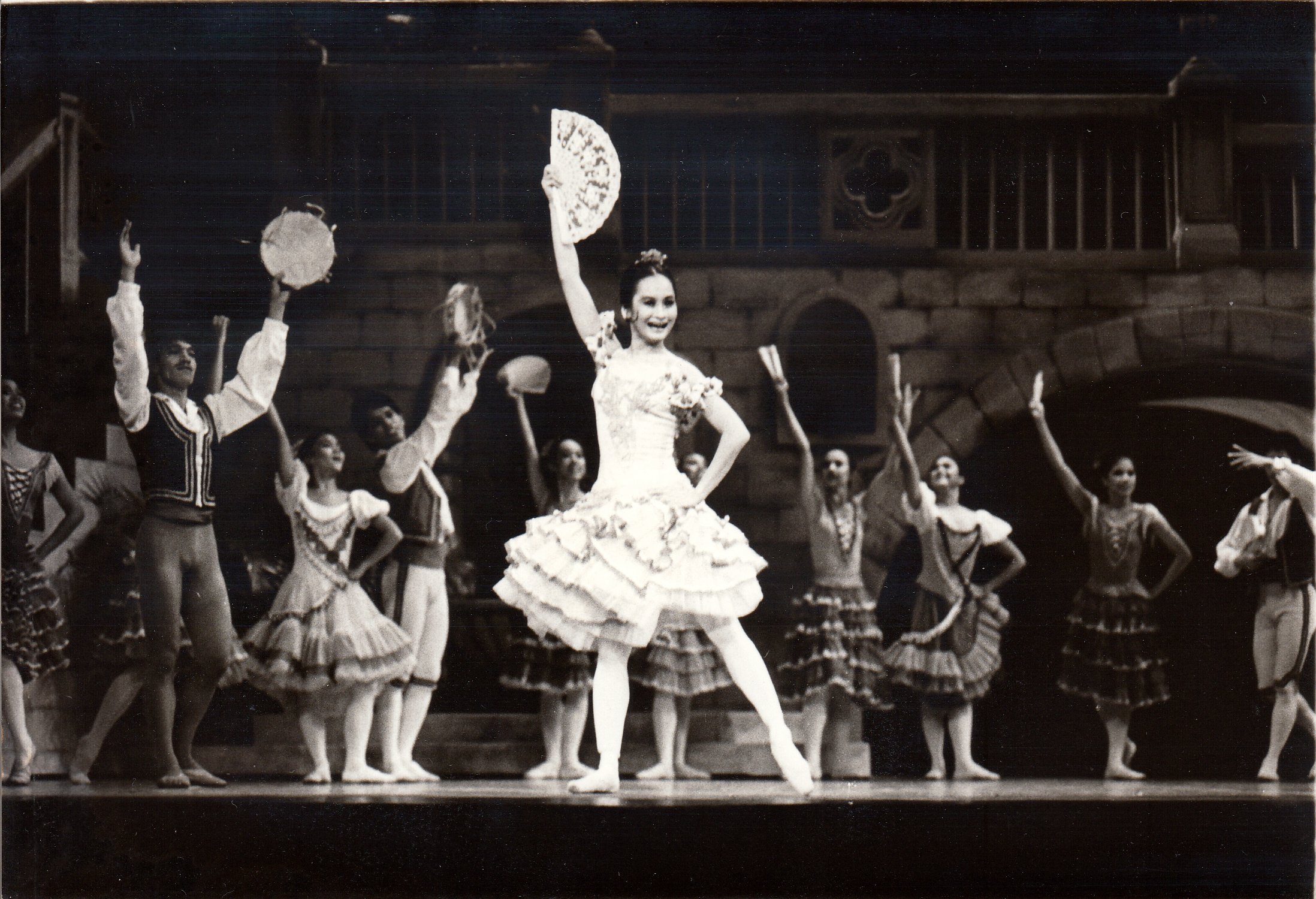    First full-length ballet after returning from Russia as first artist-in-residence of the Cultural Center of the Philippines, with Ballet Philippines, 1986. ”The central character of the ballet, and my favorite role of all, is Kitri, an audacious y