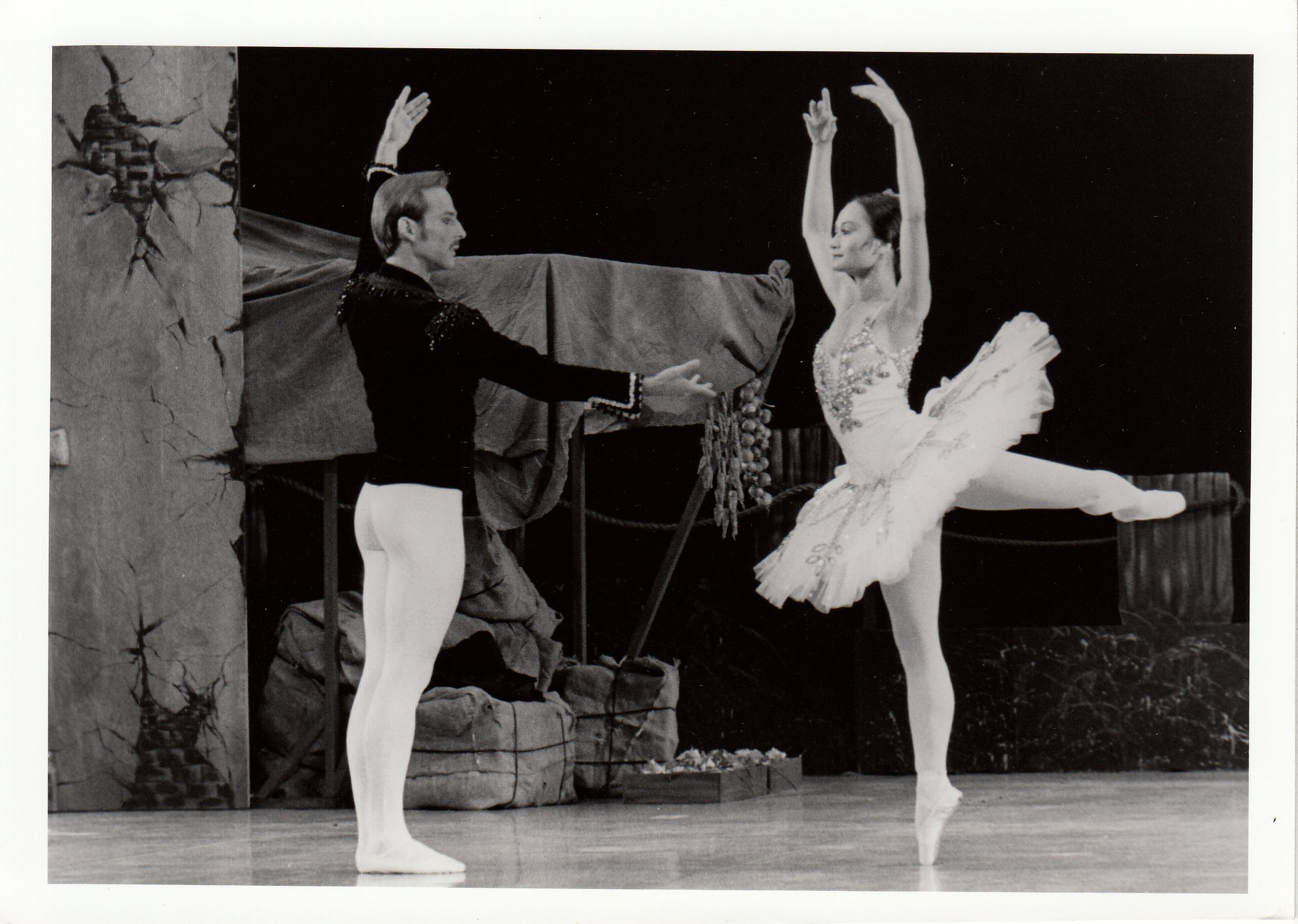    With Wes Chapman of the American Ballet Theater, guesting in Philippine Ballet Theater’s Don Quixote, 1993. “While  Don Quixote  is probably the happiest ballet you can find in the classical repertoire, it is also one of the most difficult technic