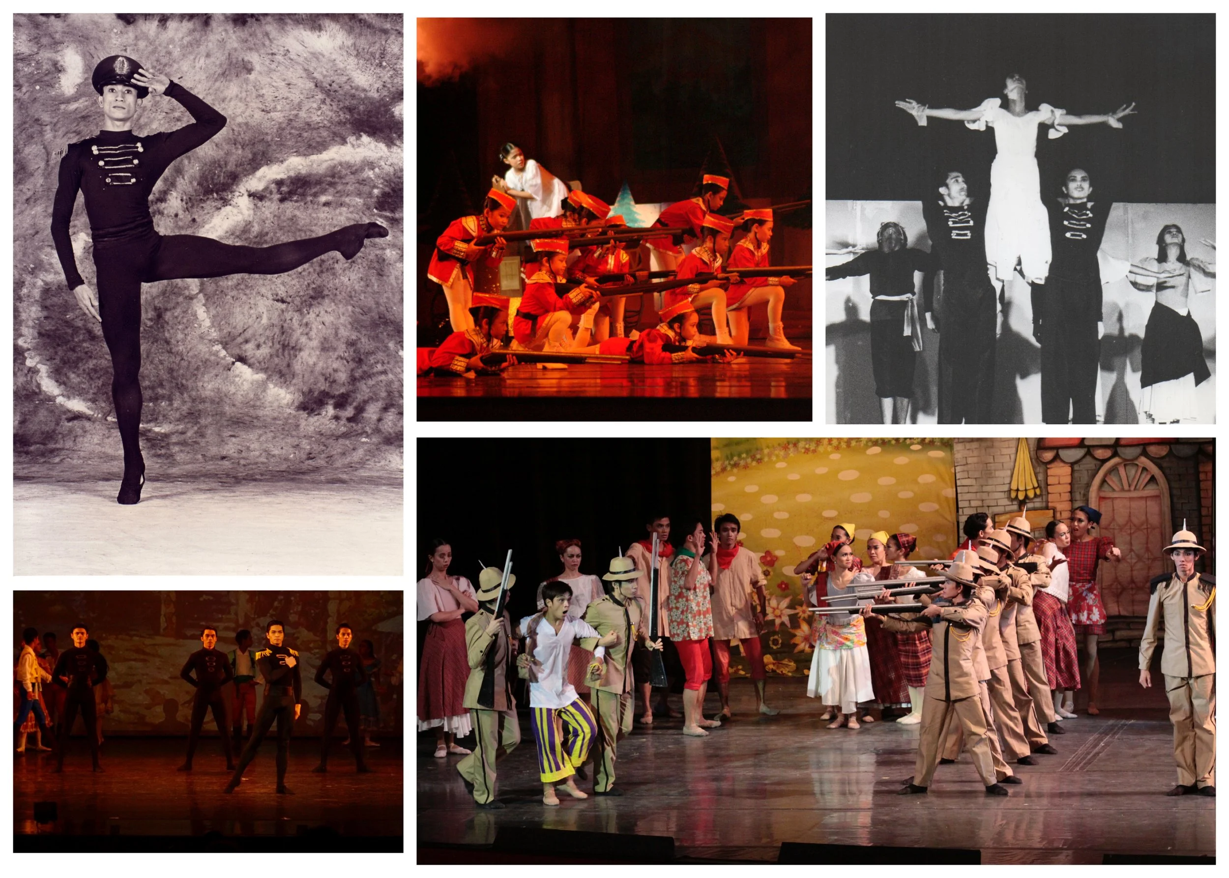 Of soldiers and other uniformed personnel at the ballet