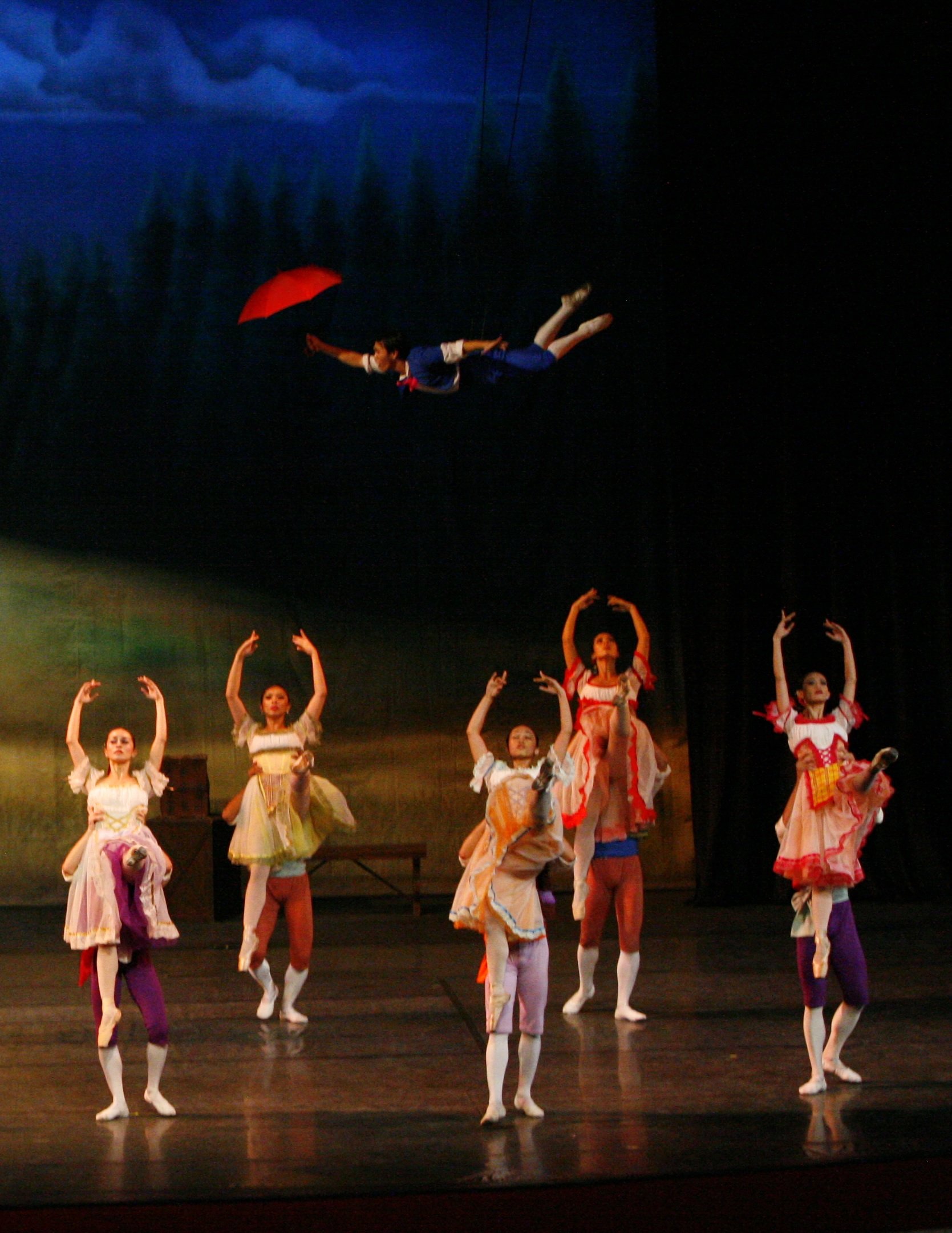    A version of  La Fille Mal Gardee (The Naughty Daughter)  was choreographed for Ballet Manila by People’s Artist of Russia Sergey Vikulov in 2005. Set in the English countryside, it tells the story of Lise whose mother, Simone, is opposed to her c