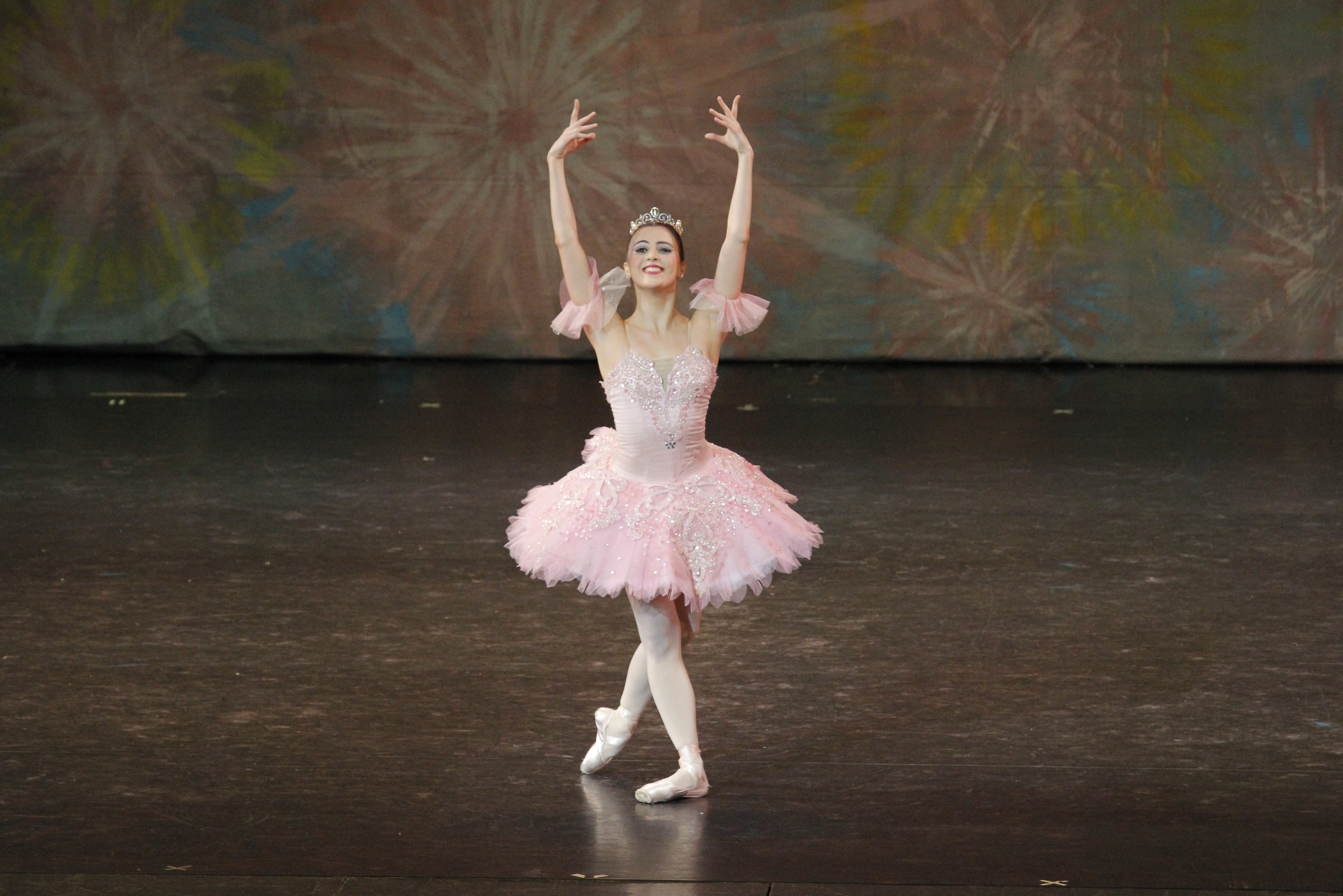    In the fabled Land of Sweets in  The Nutcracker,  the Sugar Plum Fairy (Katherine Barkman) reigns supreme. True to her name, she symbolizes everything that is sweet, delightful and enchanting. All these traits, along with her exquisite dancing, ea