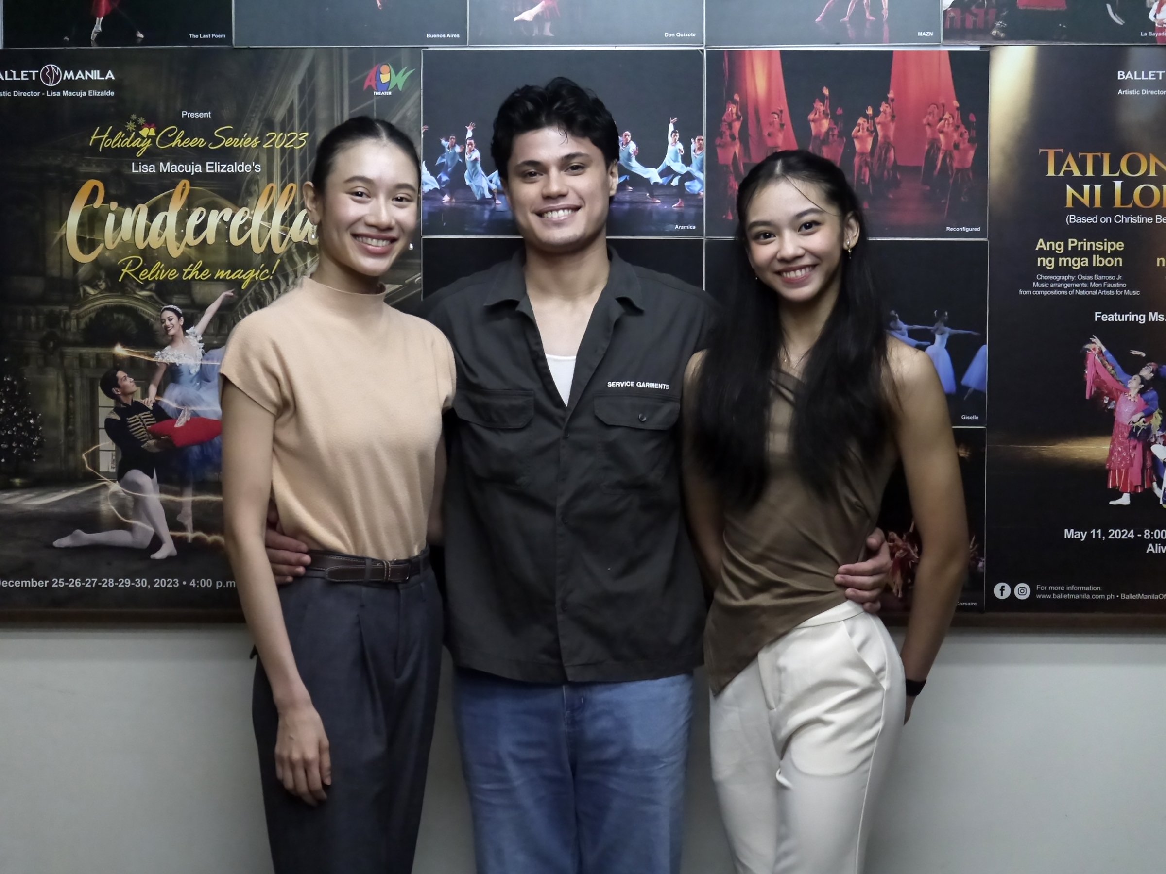 Leading La Bayadere: A first for principal dancer Abigail Oliveiro and soloists Noah Esplana and Shamira Drapete 