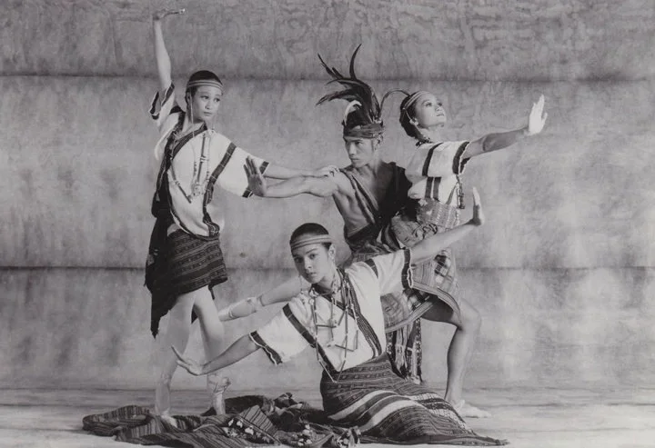    Ballet Manila brought Jojo Lucila’s  Sari’t Bahag  on many of its performances in the Philippines and abroad in its early years. This photo for the company’s US tour shows the pioneers who originated the key roles in the choreography (from left): 