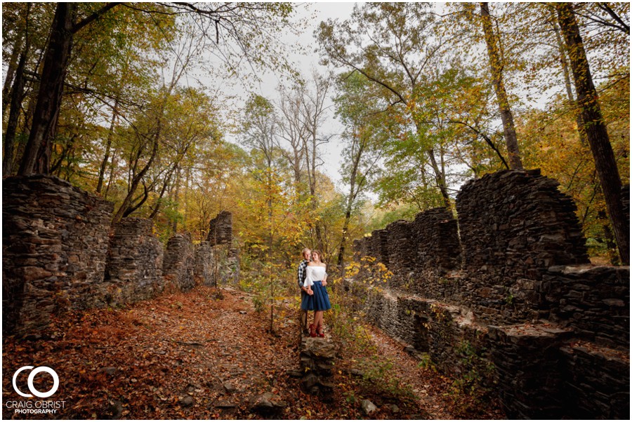 Sope Creek Ruins Engagement Portraits Atlanta River_0011.jpg