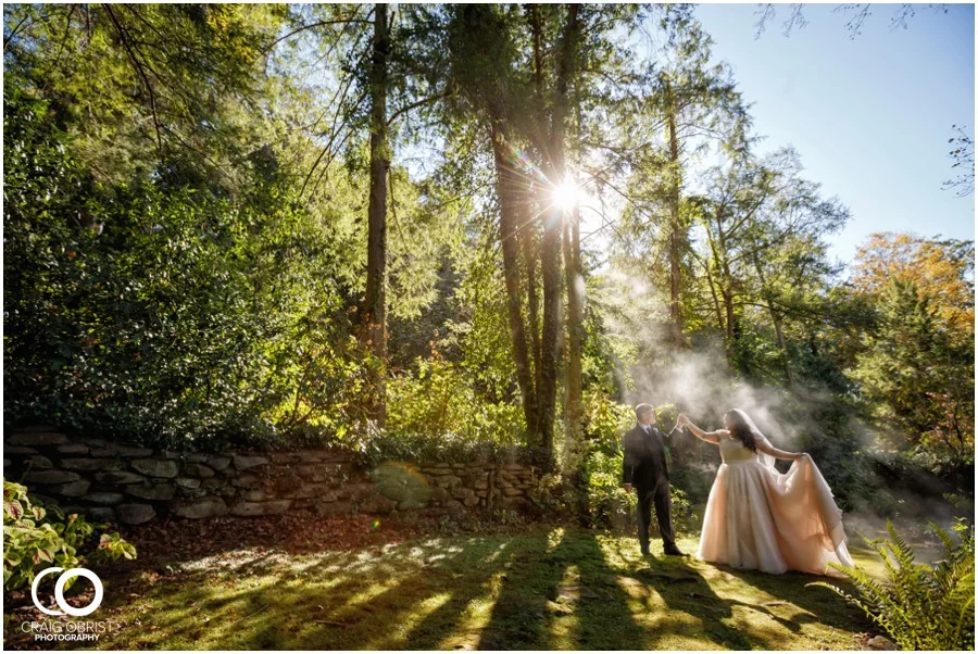 Stephanie + Livingston / Dunaway Gardens Fairy Tale Wedding