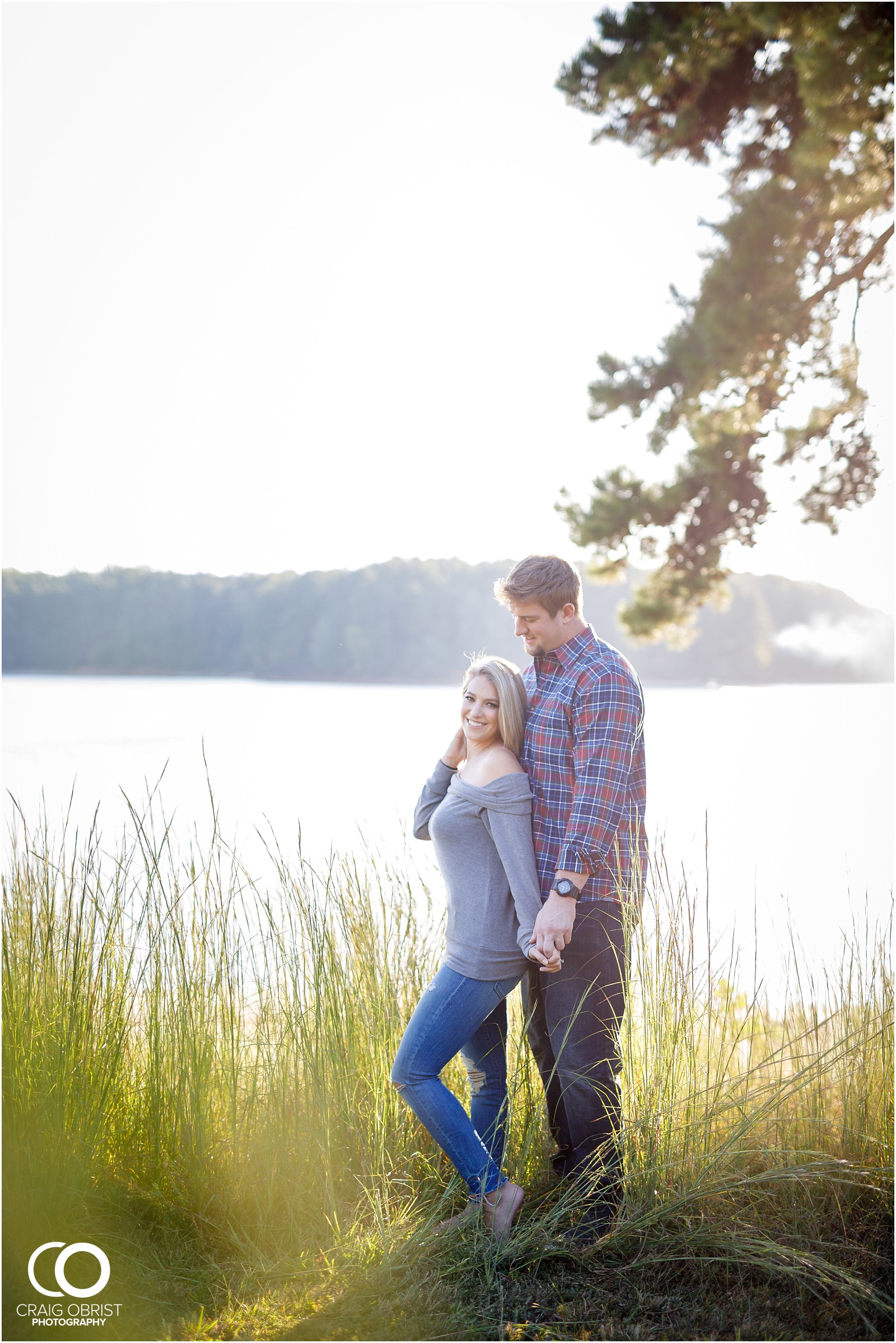 Lake Lanier Chevelle Atlanta Falcons Engagement Portraits_0016.jpg