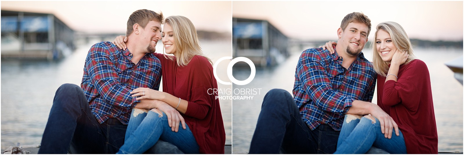 Lake Lanier Chevelle Atlanta Falcons Engagement Portraits_0032.jpg