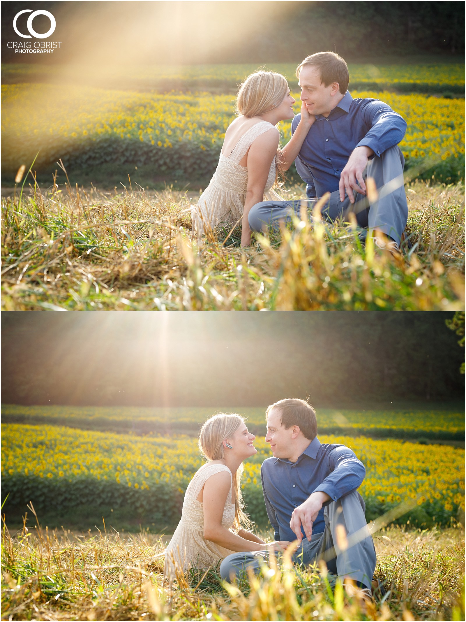 sunflowers fields north georgia engagement portraits wine vineyard_0023.jpg