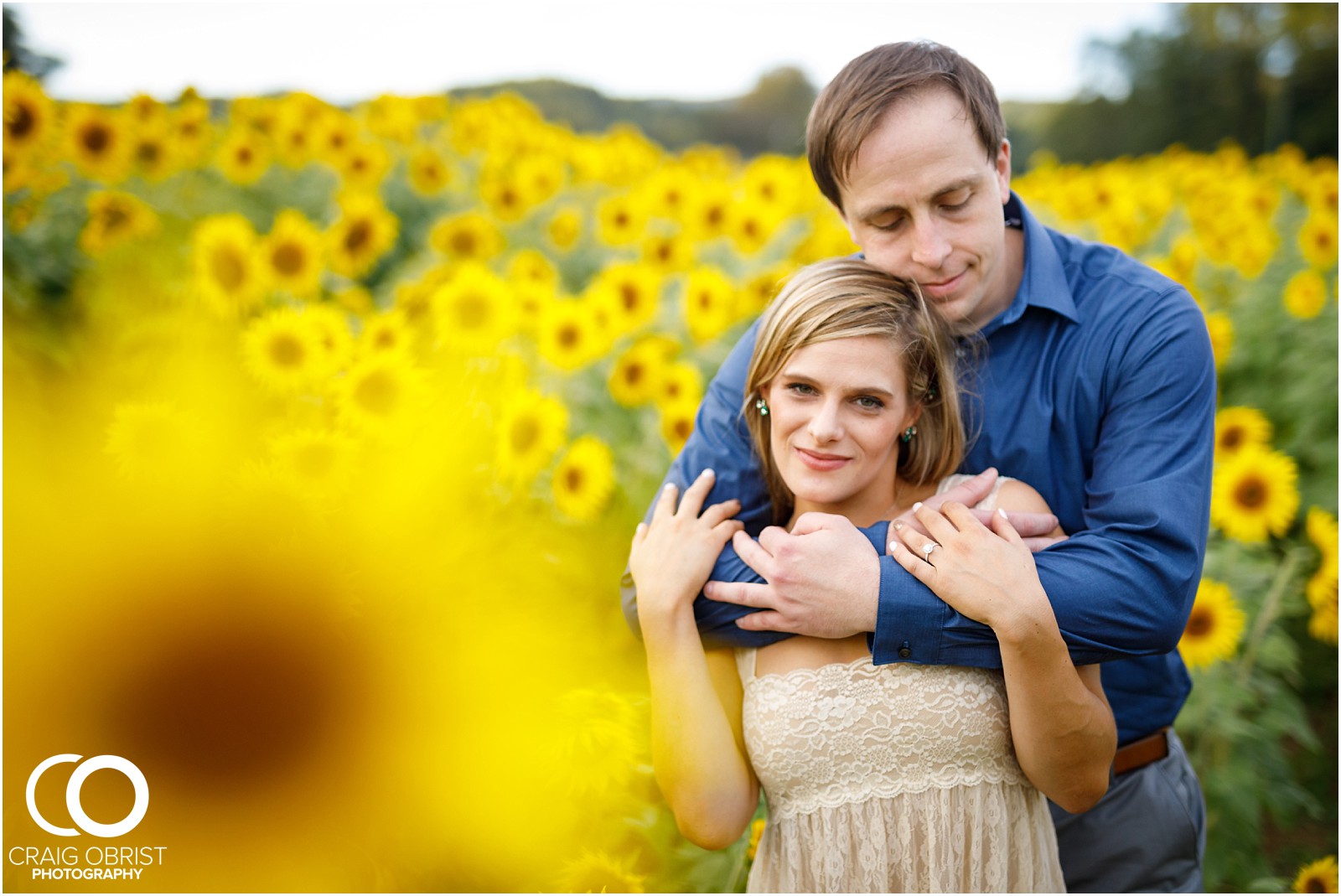 sunflowers fields north georgia engagement portraits wine vineyard_0031.jpg