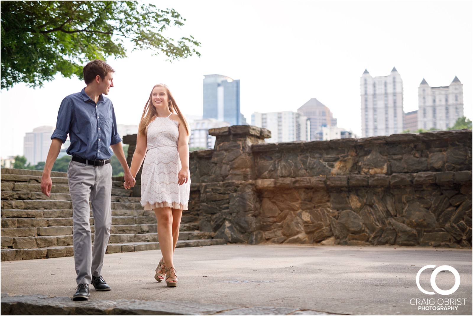 Piedmont park engagement wedding portraits Atlanta Skyline_0015.jpg