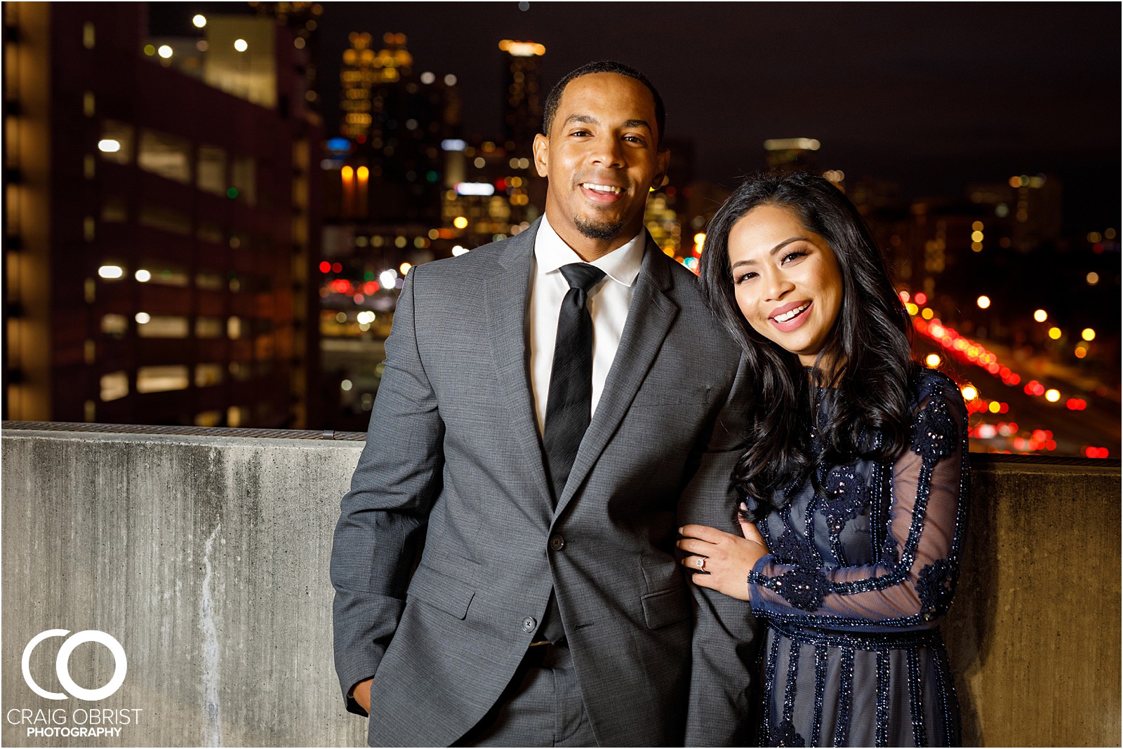 Downtown Duluth Atlanta Skyline Engagement Portraits_0022.jpg