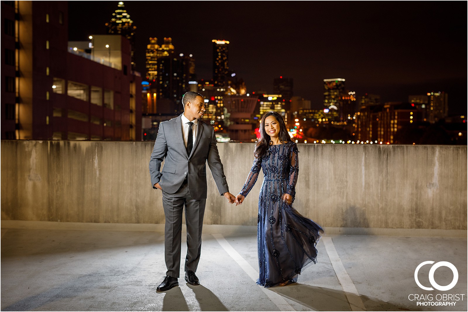 Downtown Duluth Atlanta Skyline Engagement Portraits_0024.jpg