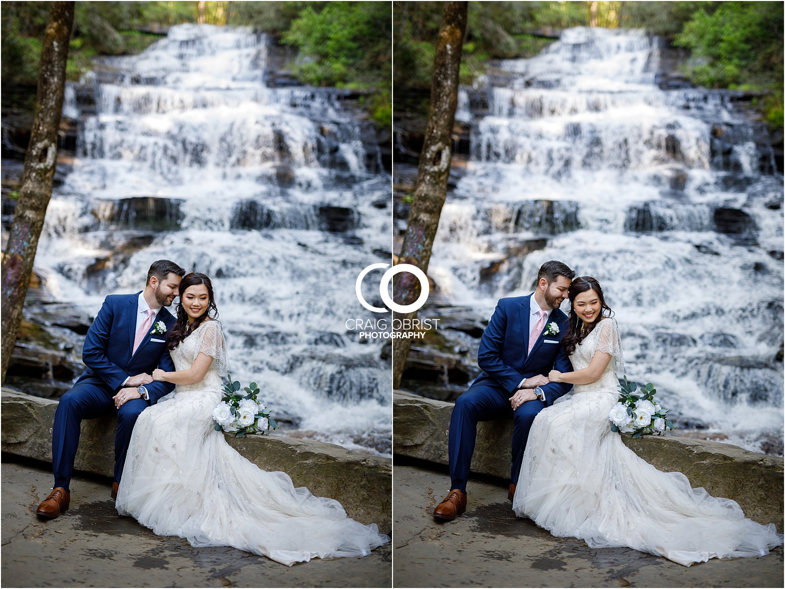 Waterfall Wedding Portraits Elopement Georgia_0003.jpg