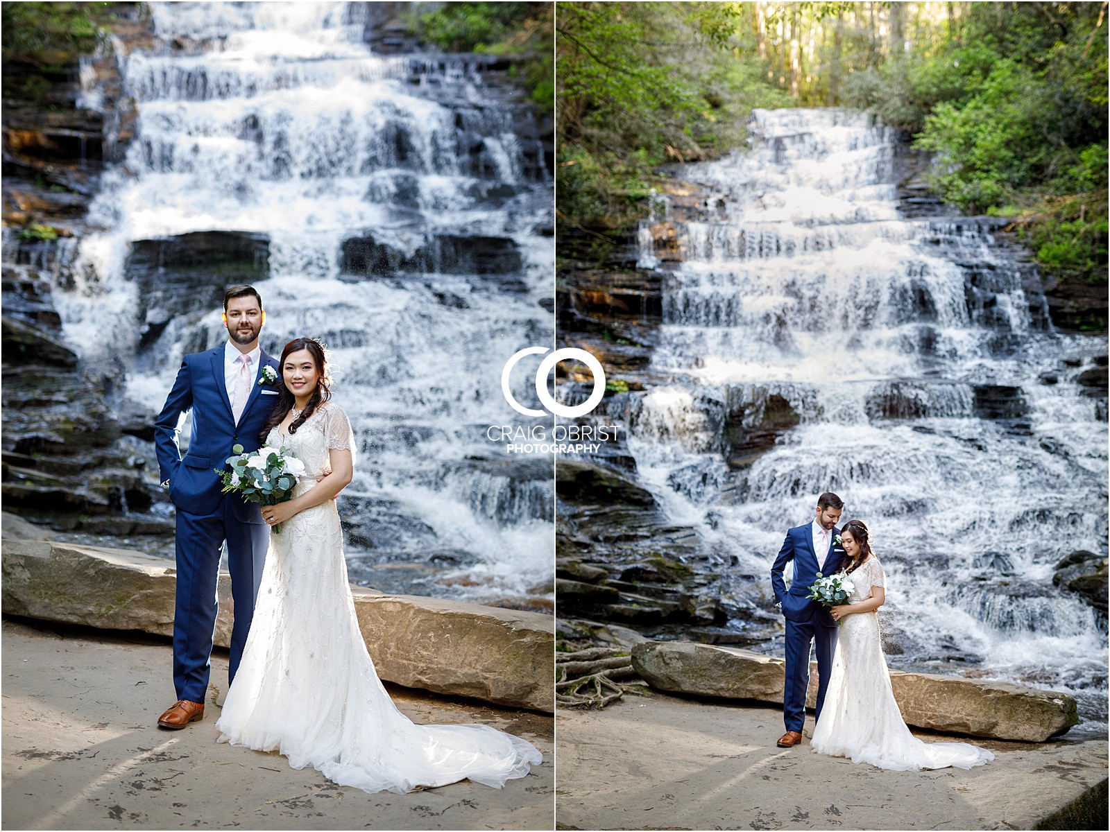 Waterfall Wedding Portraits Elopement Georgia_0010.jpg