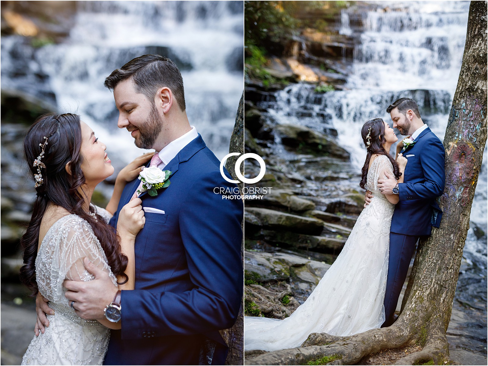 Waterfall Wedding Portraits Elopement Georgia_0012.jpg