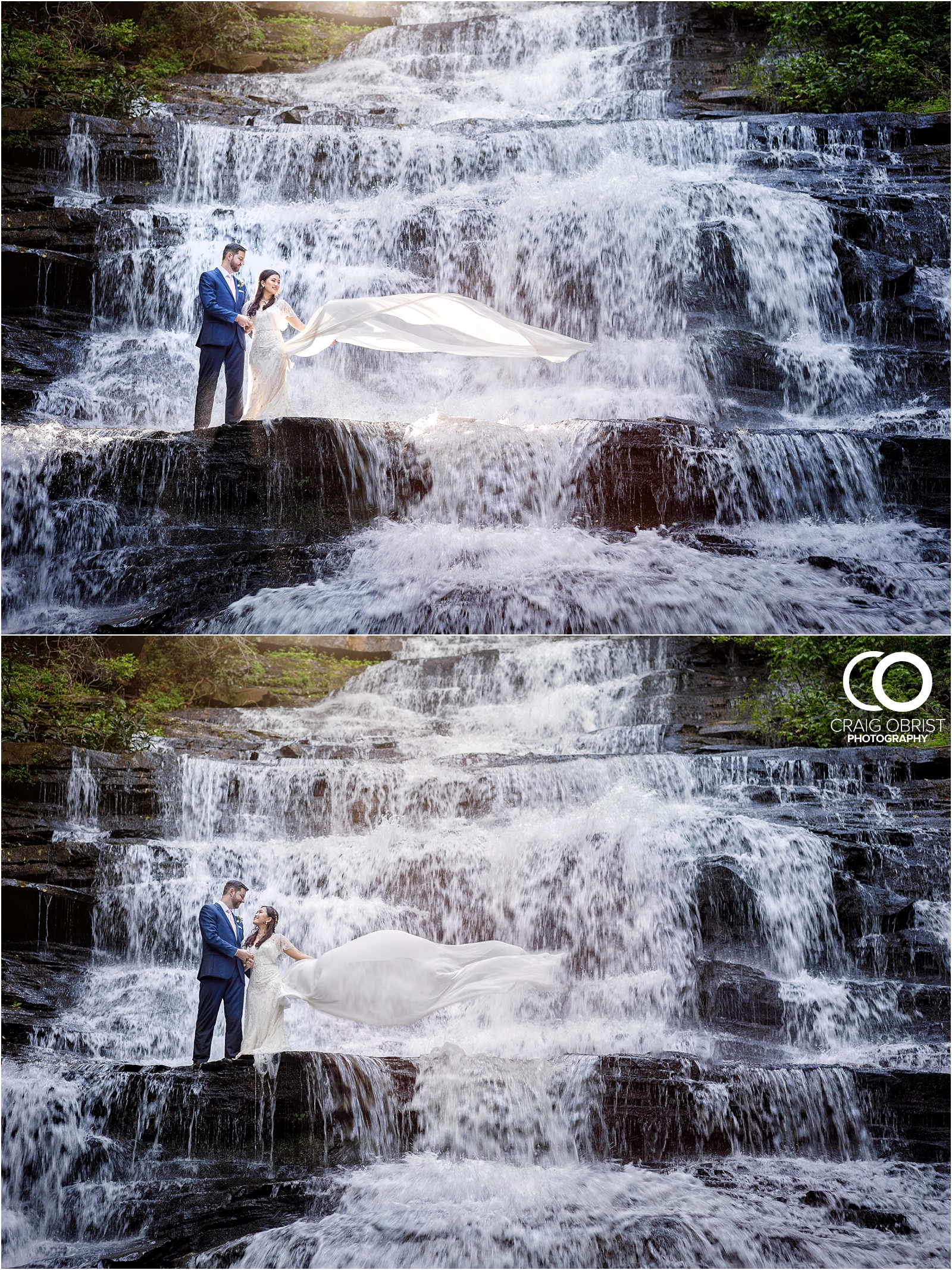 Waterfall Wedding Portraits Elopement Georgia_0023.jpg