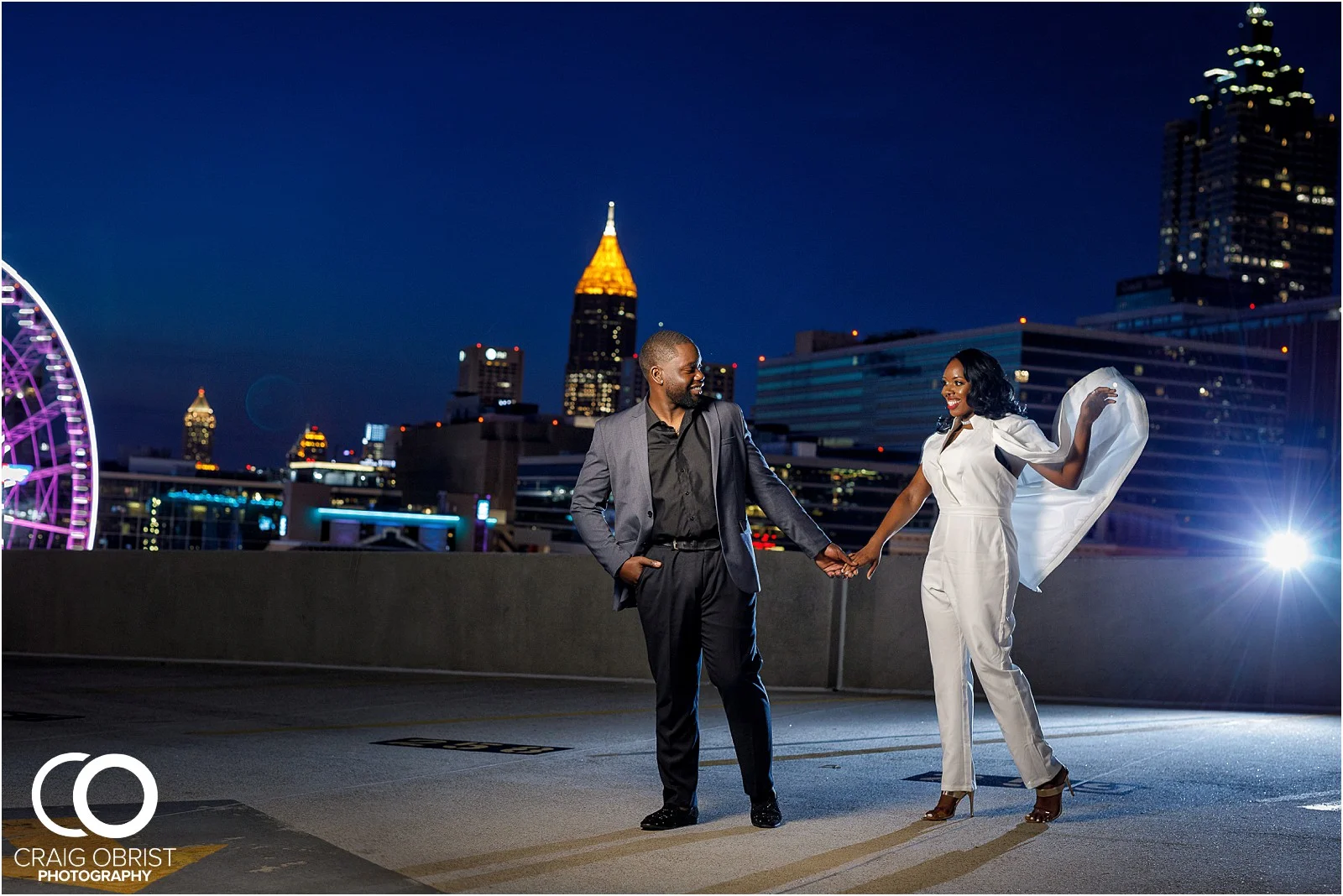 Piedmont Park Sunset Atlanta Skyline Nightime_0018.jpg