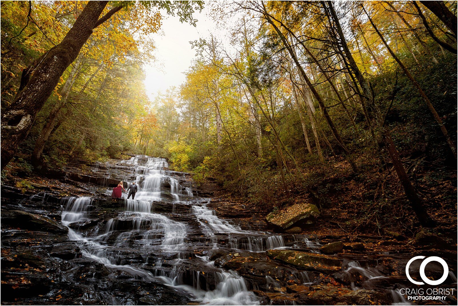 Waterfall North Georgia Engagement Portraits Wedding_0037.jpg