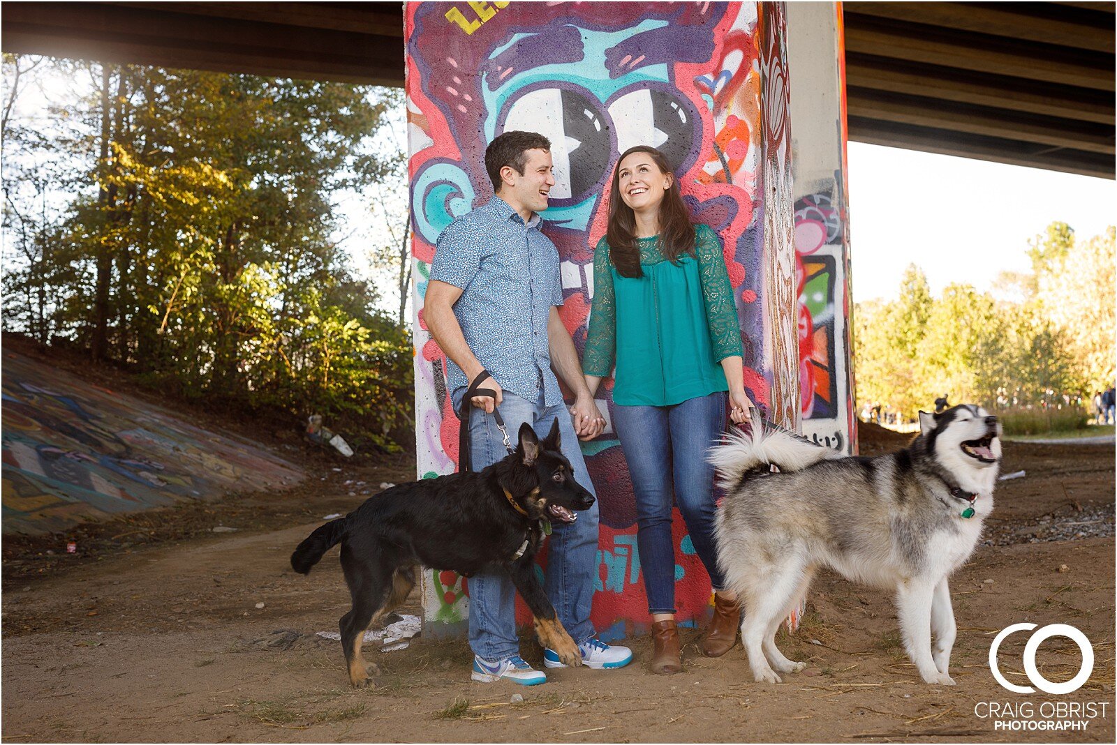 Atlanta Beltline Murals Graffiti Piedmont Park Engagement Portraits_0015.jpg