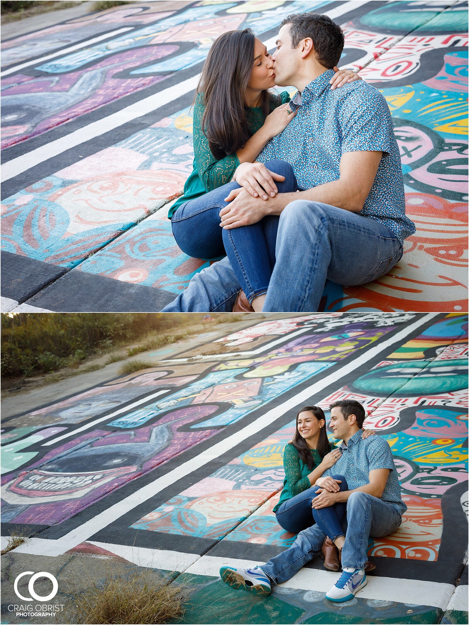 Atlanta Beltline Murals Graffiti Piedmont Park Engagement Portraits_0024.jpg