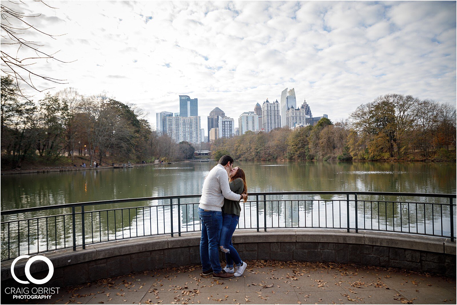 Surprise Piedmont Park Atlanta Skyline Engagement7.jpg