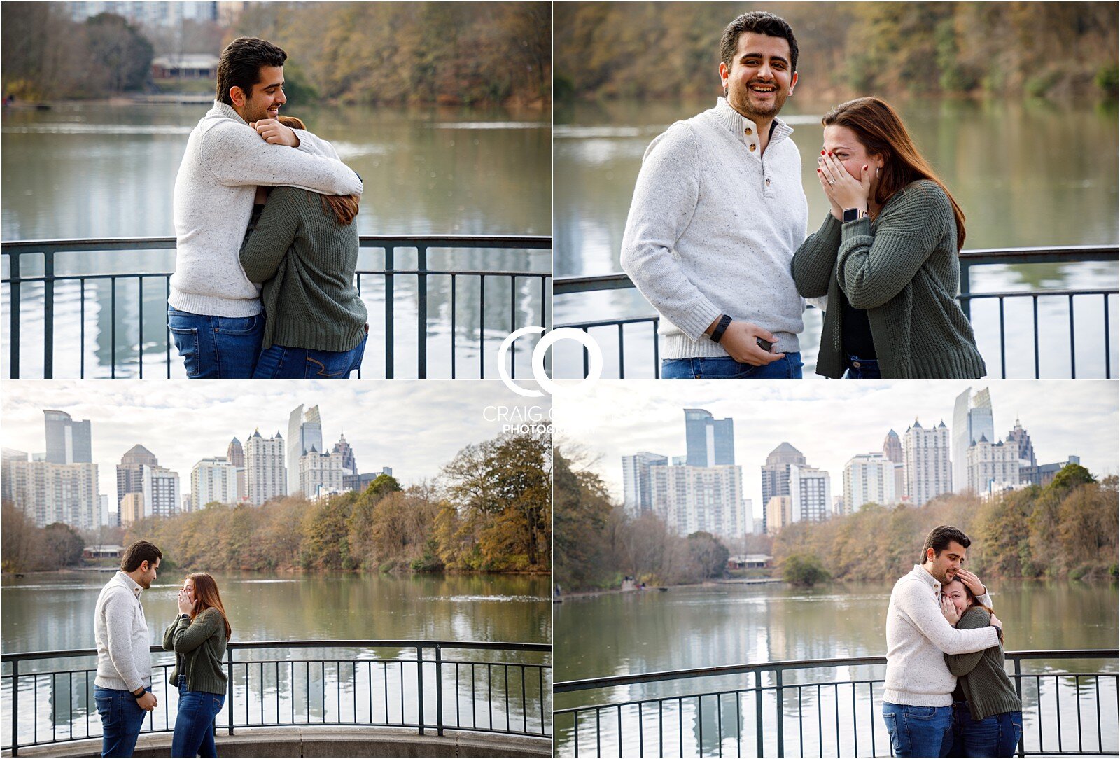 Surprise Piedmont Park Atlanta Skyline Engagement9.jpg
