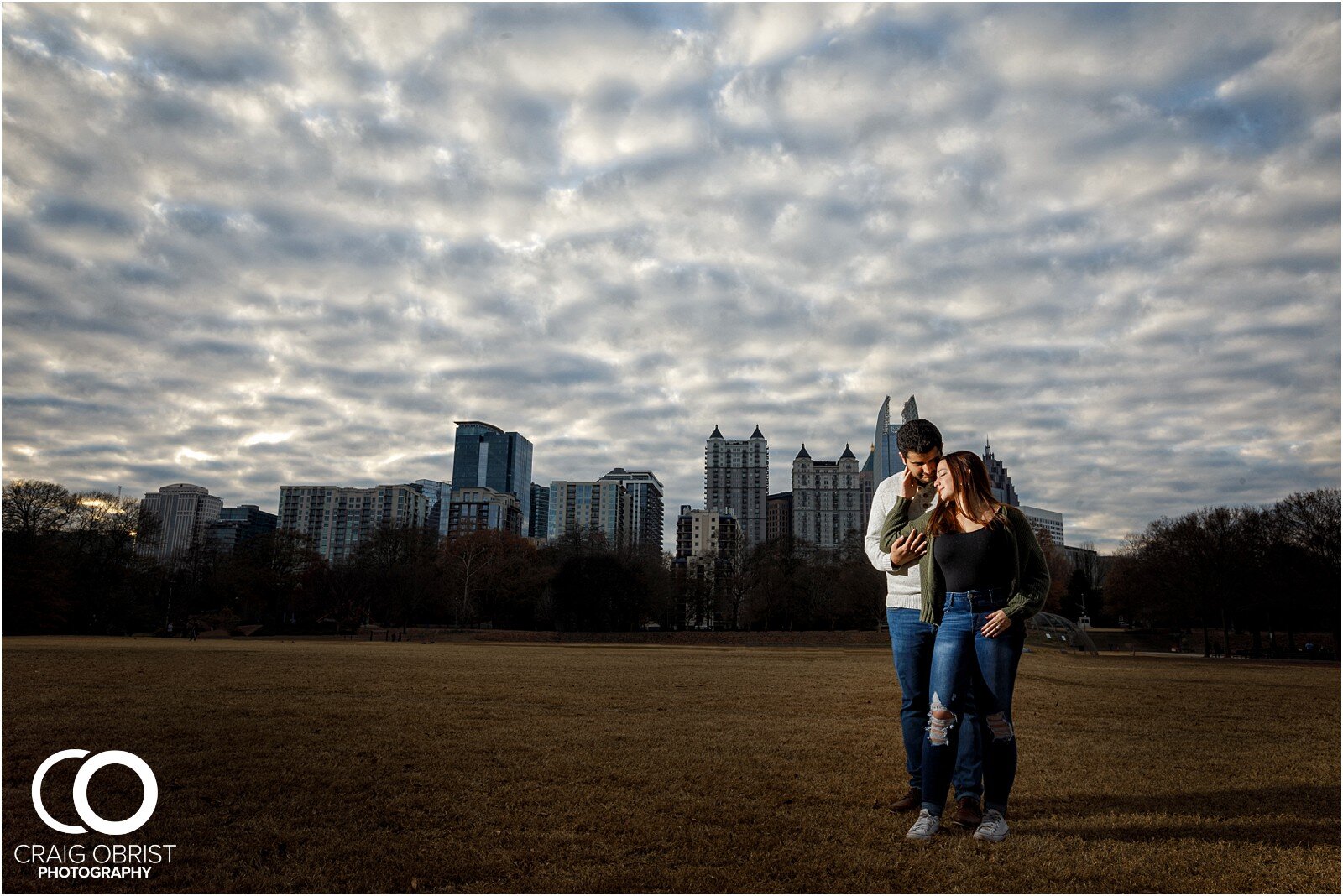 Surprise Piedmont Park Atlanta Skyline Engagement47.jpg