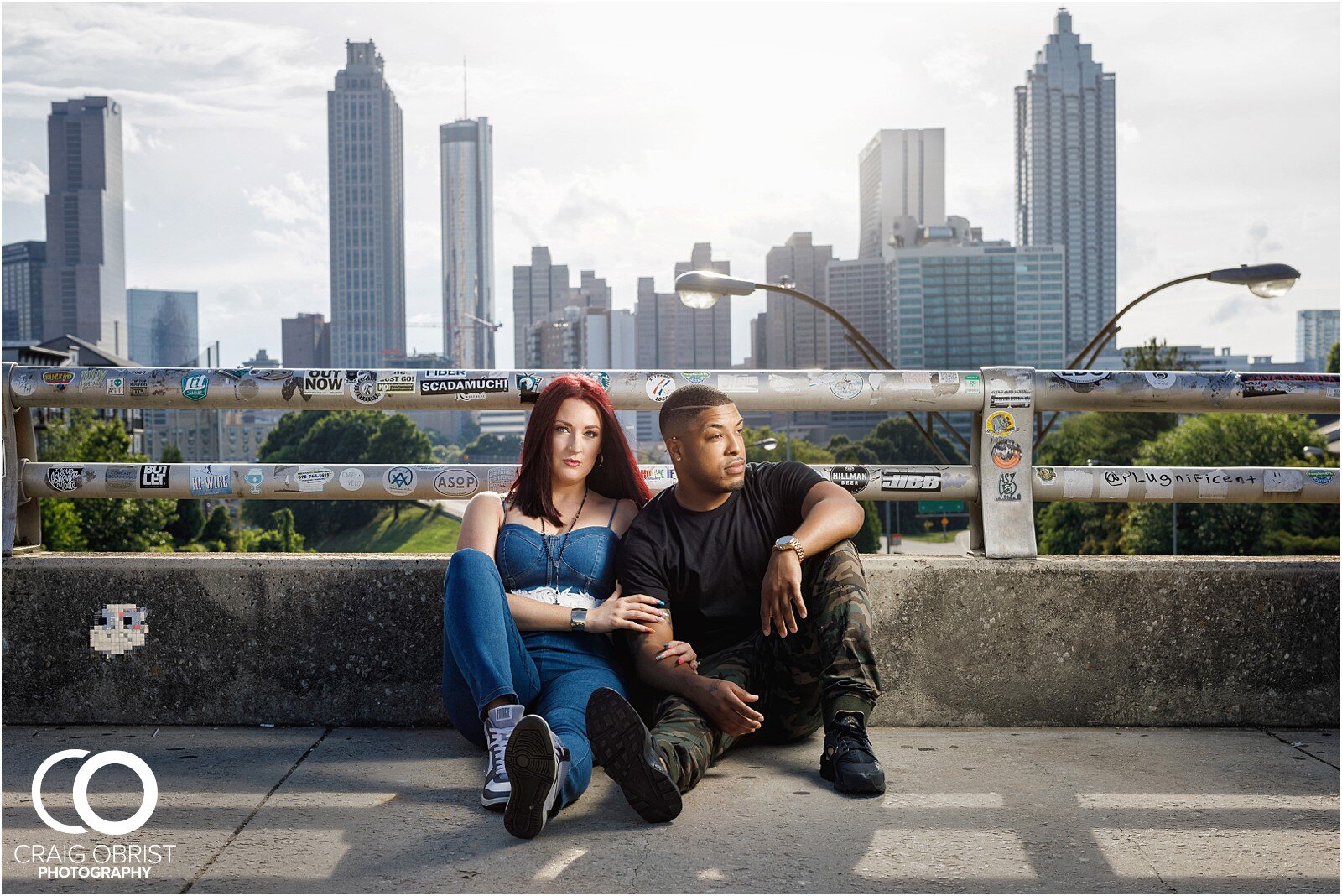 Jackson St Bridge Outcast Mural Atlanta Skyline Portraits Engagement_0007.jpg