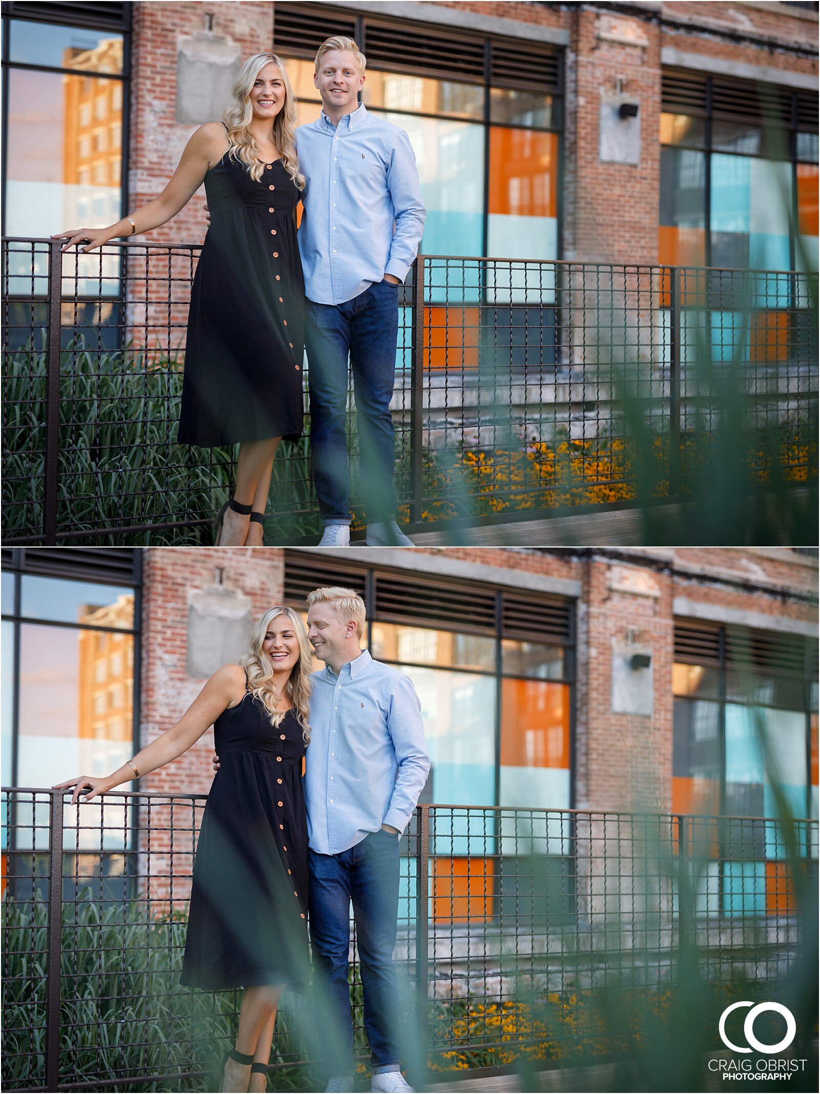 Cator Woolford Ponce city market rooftop sunset engagement portraits atlanta_0028.jpg