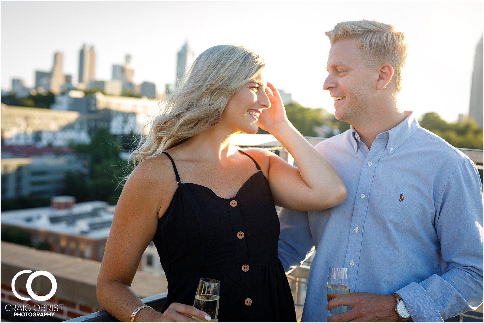 Cator Woolford Ponce city market rooftop sunset engagement portraits atlanta_0038.jpg