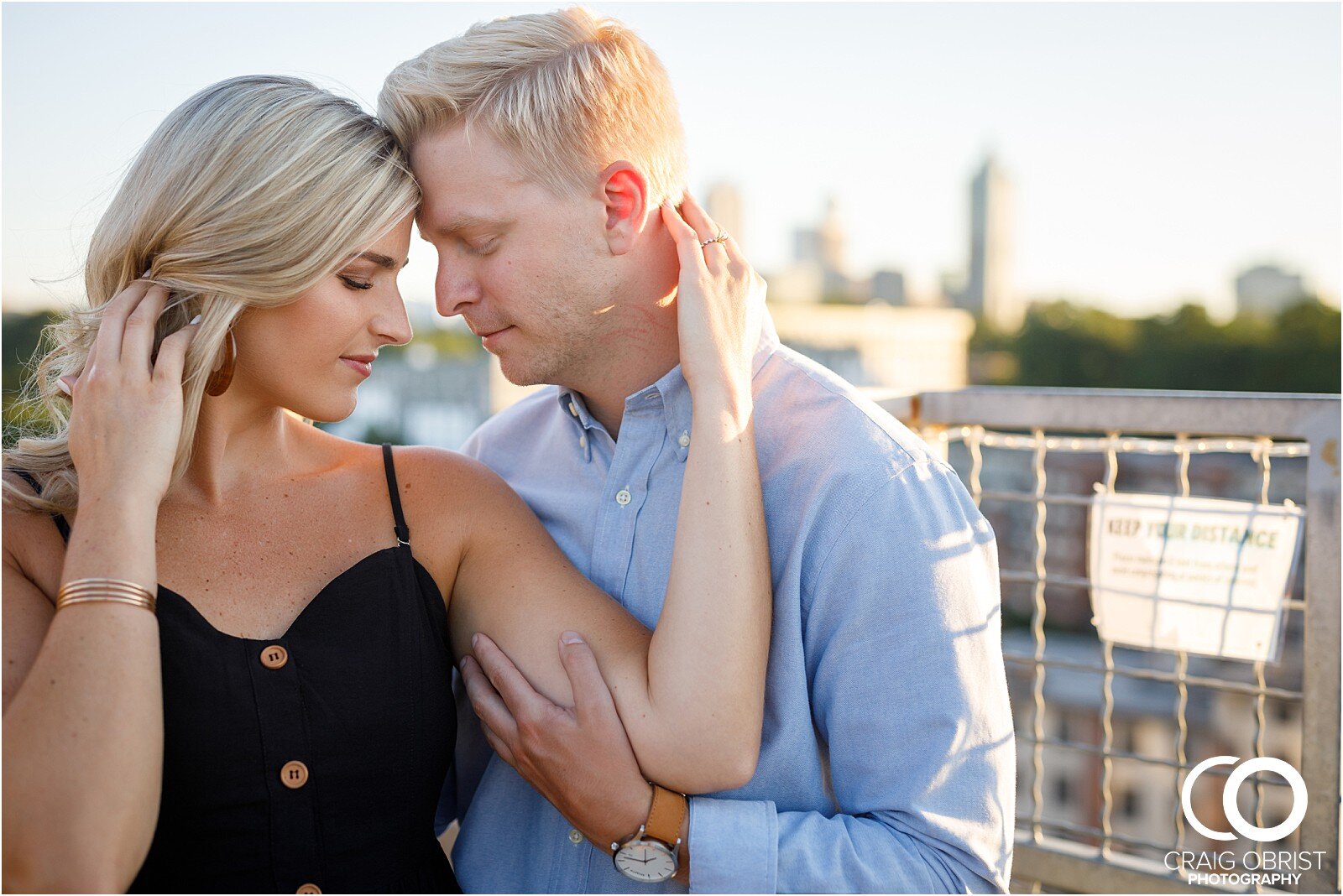 Cator Woolford Ponce city market rooftop sunset engagement portraits atlanta_0042.jpg