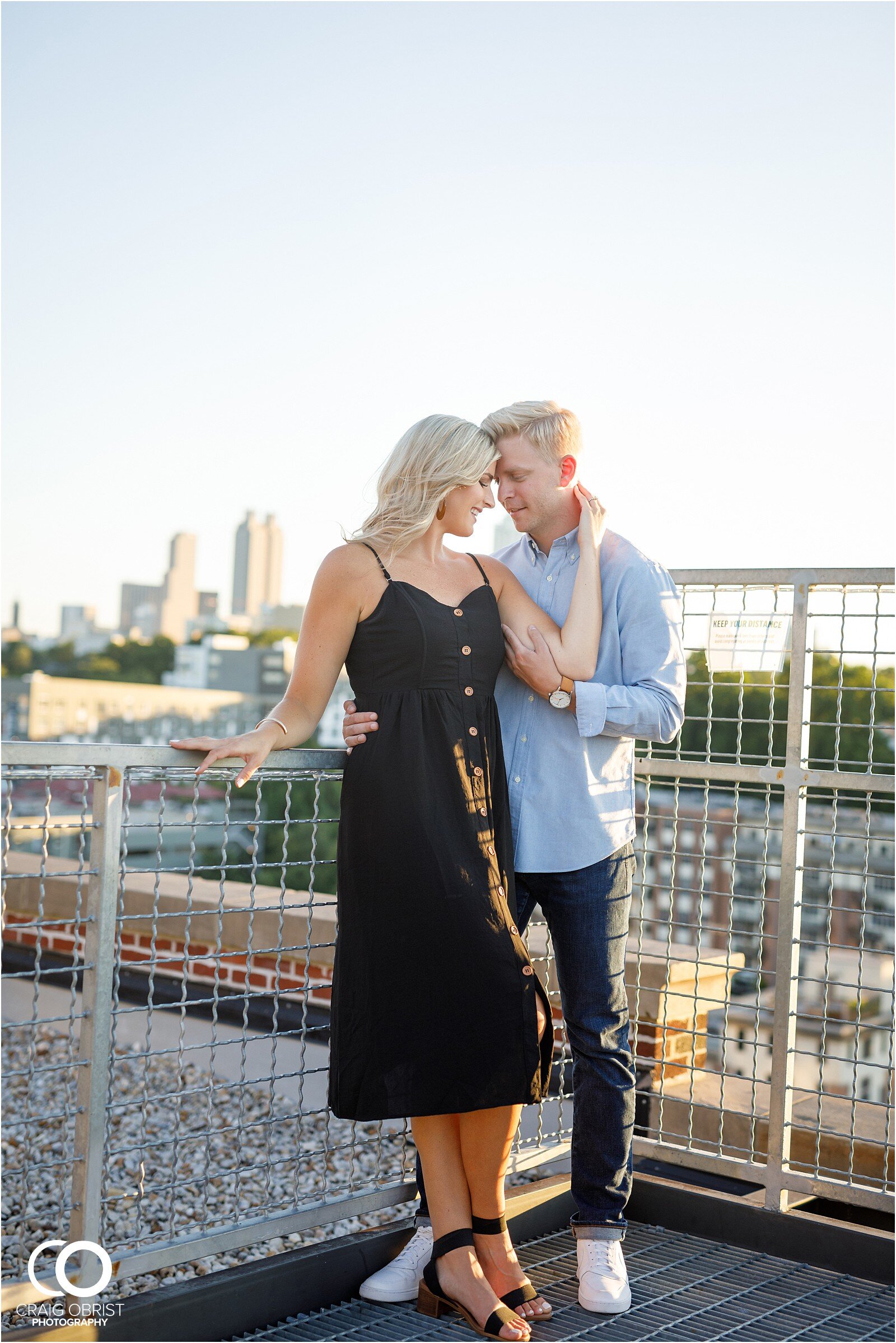 Cator Woolford Ponce city market rooftop sunset engagement portraits atlanta_0043.jpg