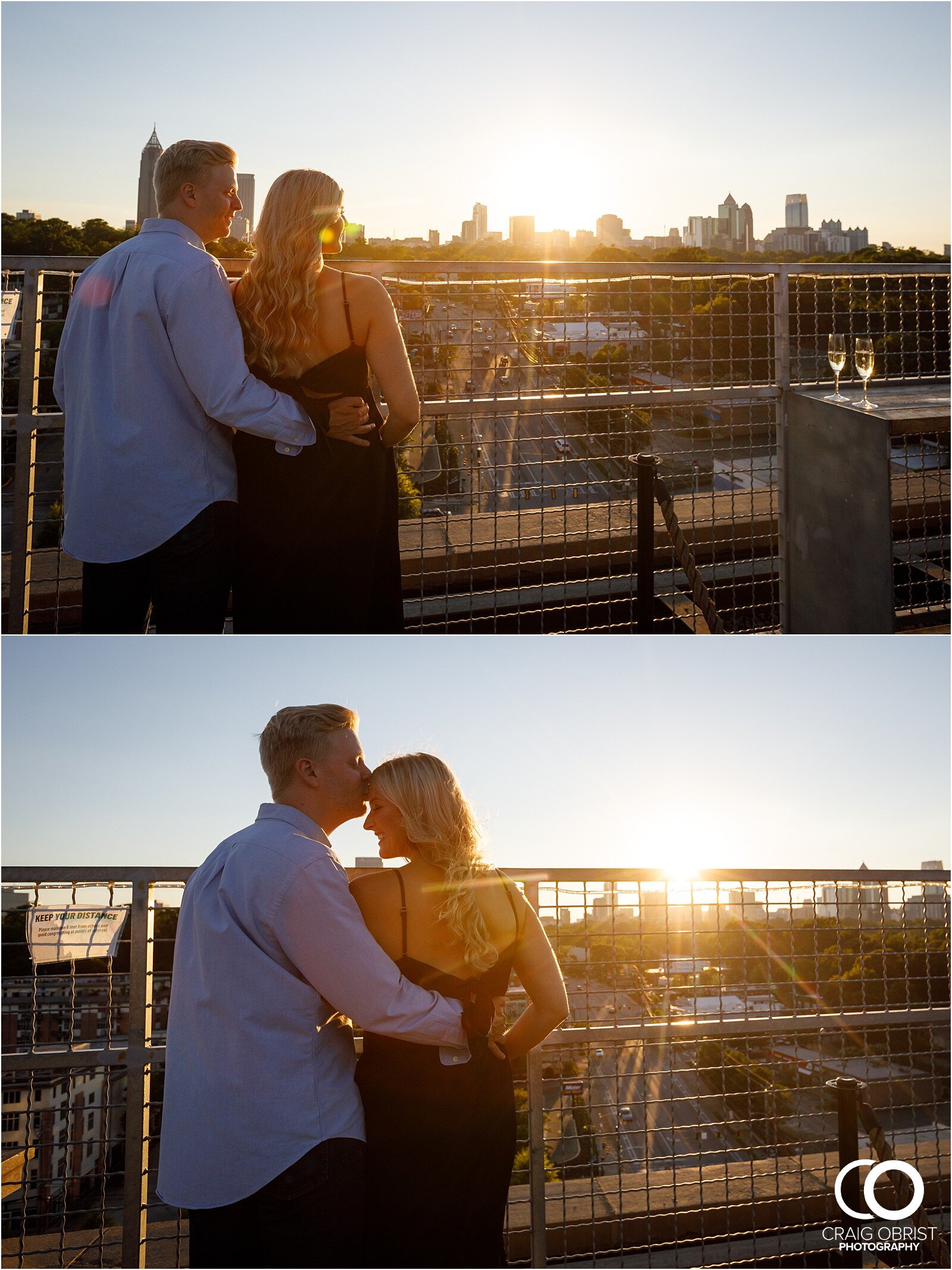 Cator Woolford Ponce city market rooftop sunset engagement portraits atlanta_0044.jpg