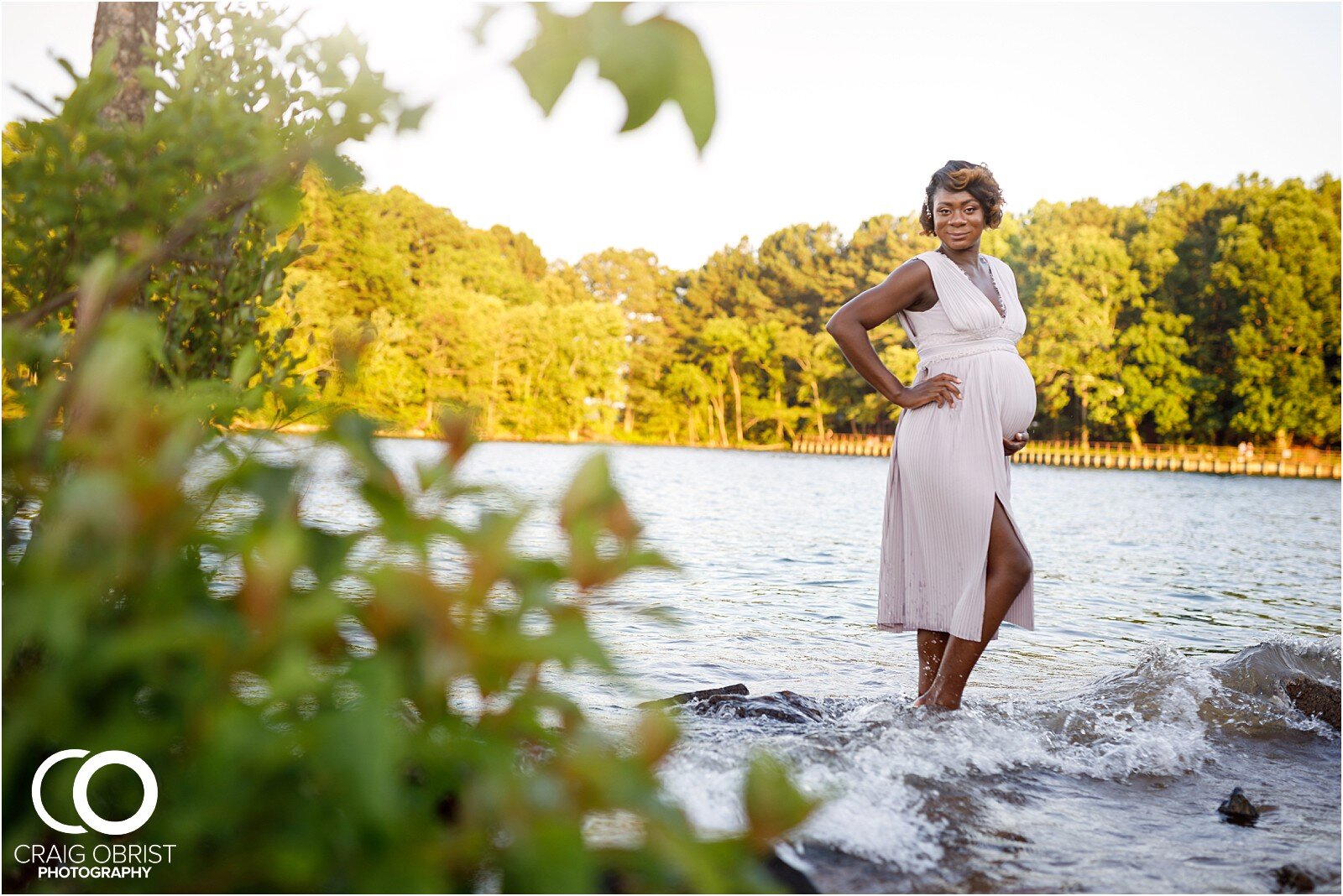 Lake Lanier Water Fire Maternity Portraits Georgia_0012.jpg