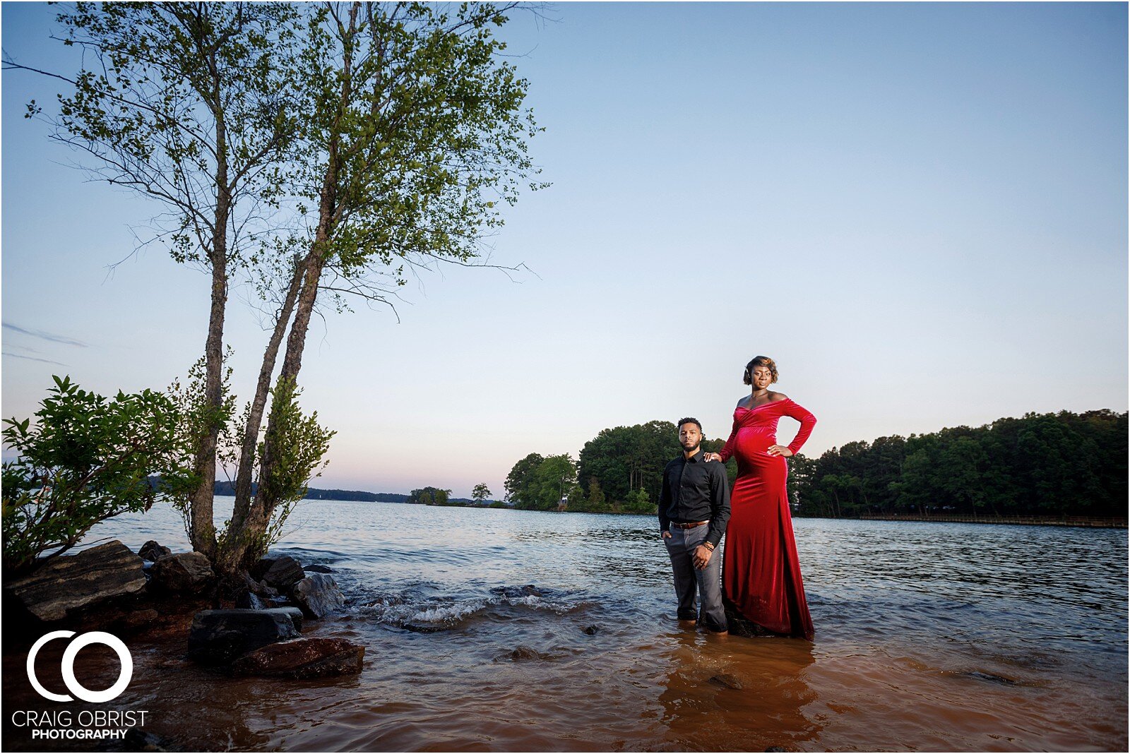 Lake Lanier Water Fire Maternity Portraits Georgia_0019.jpg