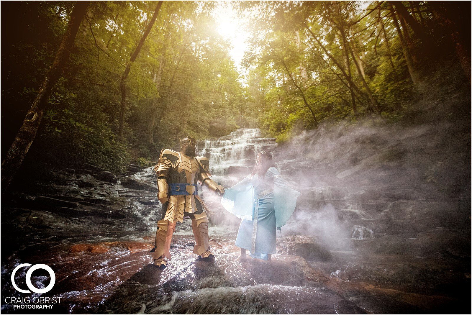 Lord of the rings engagement portraits Georgia Waterfall Fire_0014.jpg
