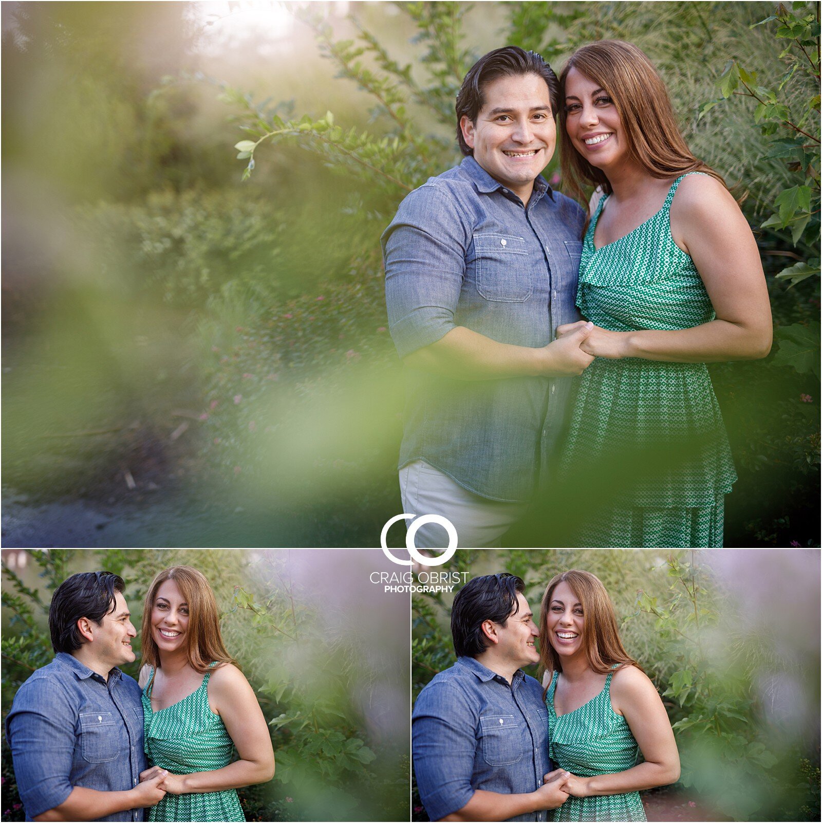 Old Fourth Ward Park Jackson Street Bridge Atlanta Skyline Engagement Portraits_0001.jpg