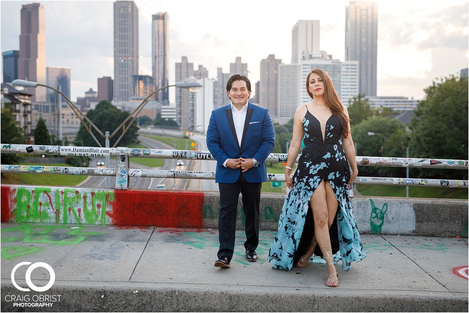 Old Fourth Ward Park Jackson Street Bridge Atlanta Skyline Engagement Portraits_0031.jpg