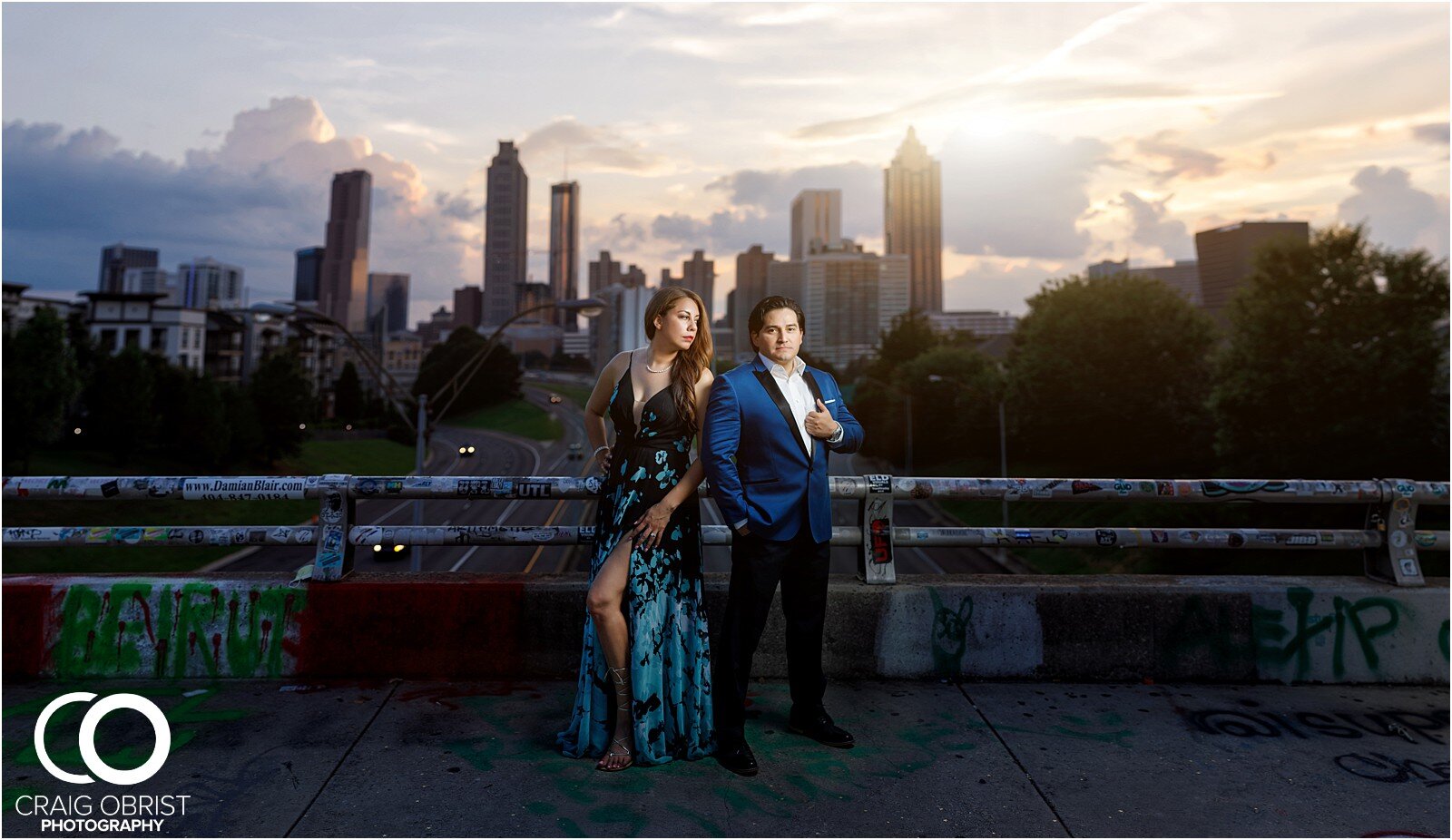 Old Fourth Ward Park Jackson Street Bridge Atlanta Skyline Engagement Portraits_0036.jpg