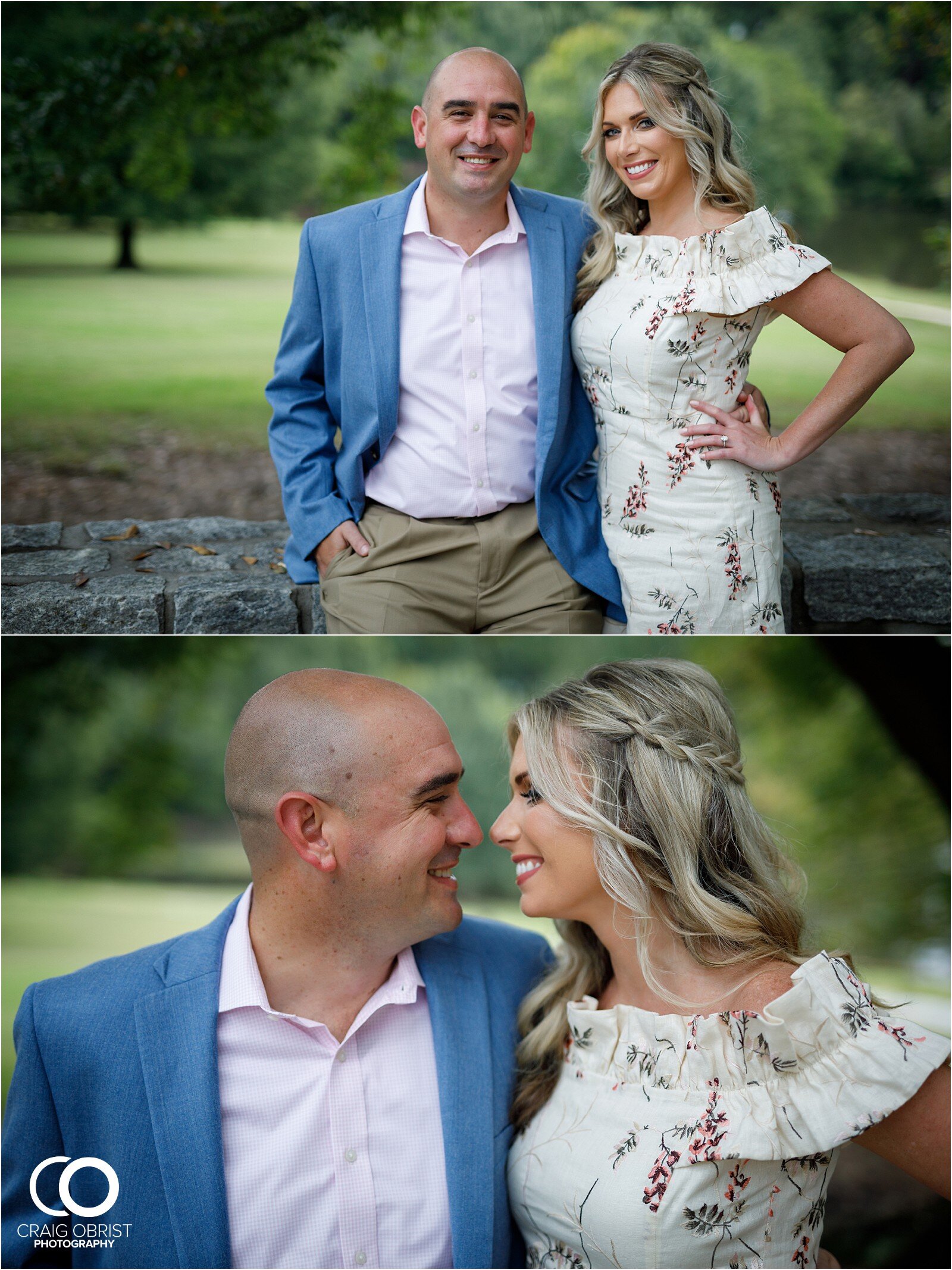 lenox park Atlanta Skyline Dodge Charger SRT Hellcat Engagement Portraits_0001.jpg