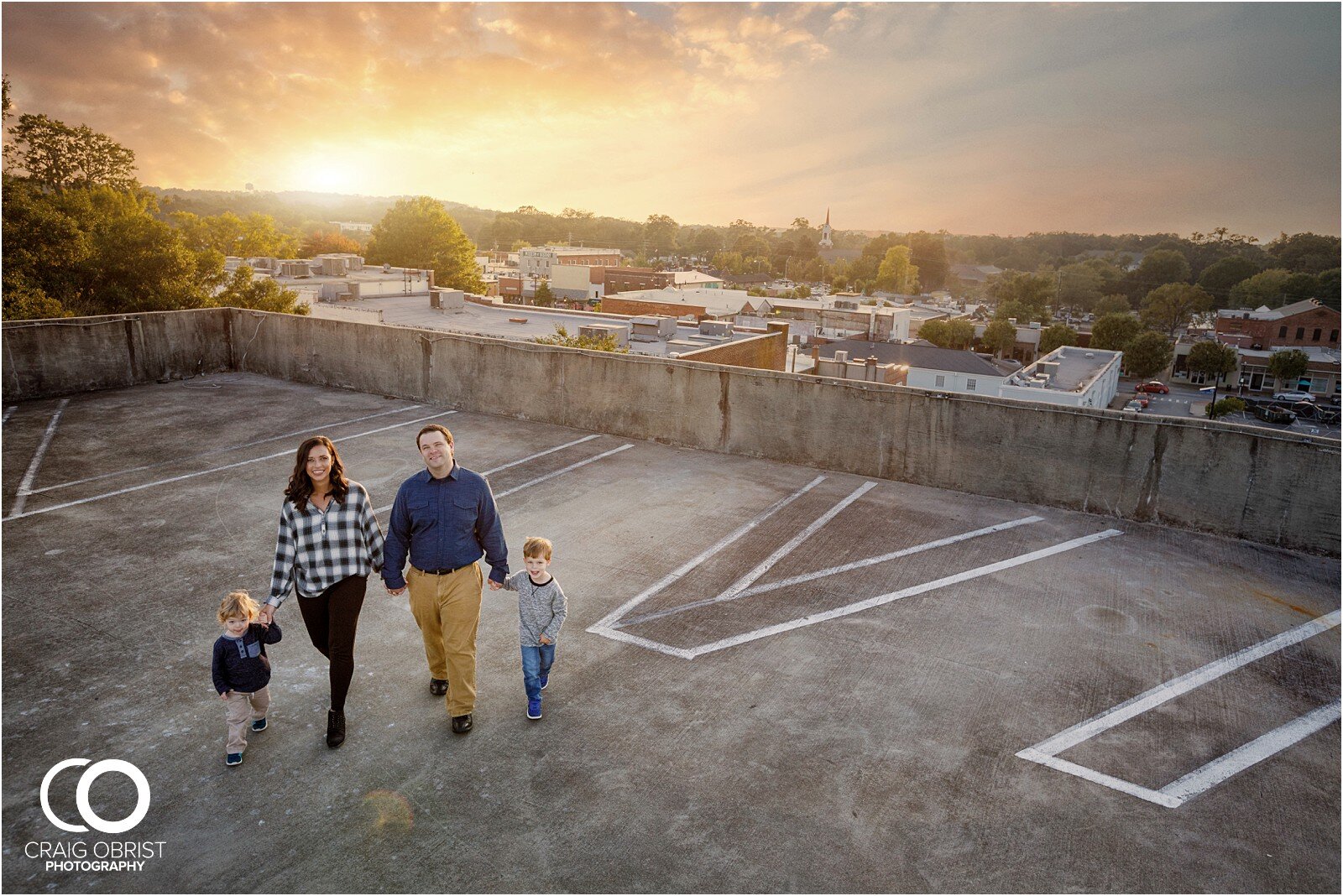 Marietta Square Georgia Family Portraits Sunset_25.jpg