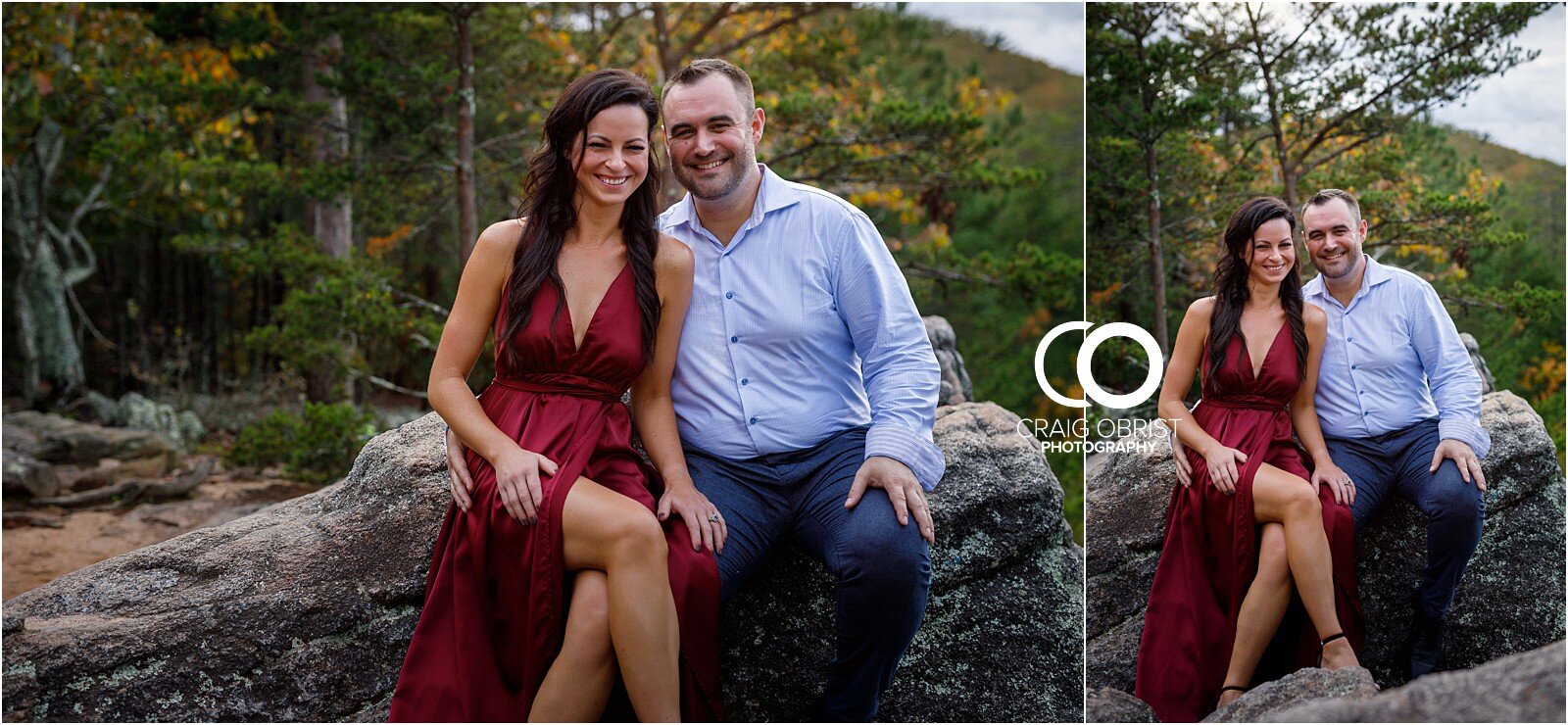 Sawnee Mountain Georgia Sunset Avalon Engagement Portraits_0014.jpg