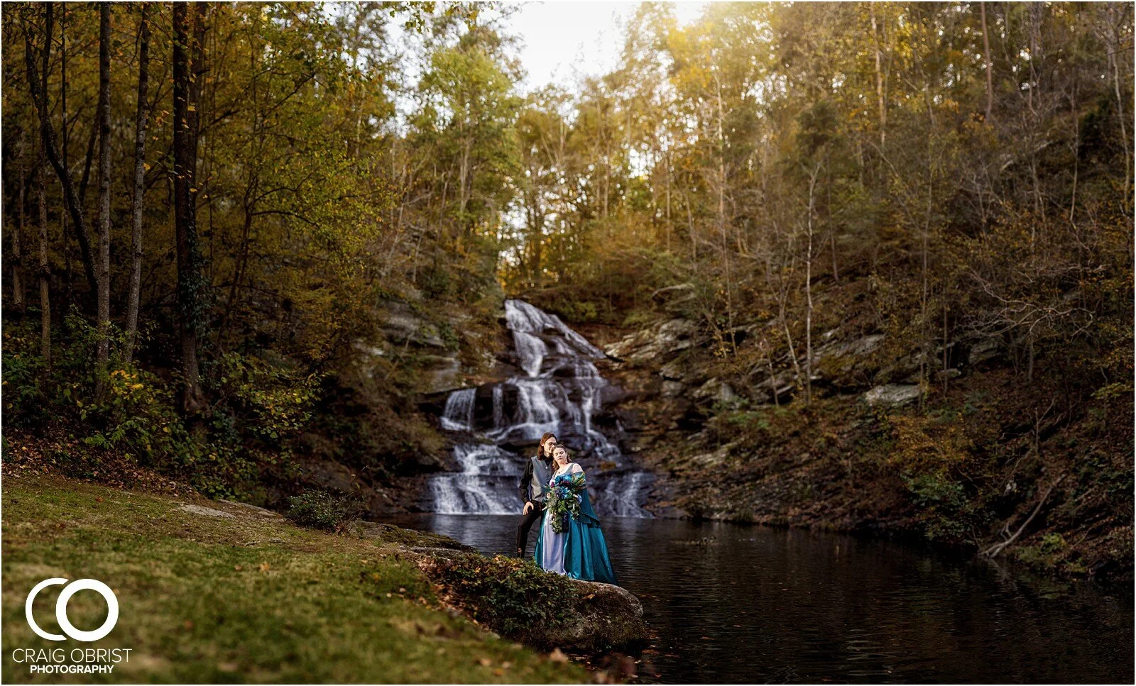 Hightower falls waterfall wedding portraitsVickery Village Family Portraits Forsyth Georgia_0027-1.jpg