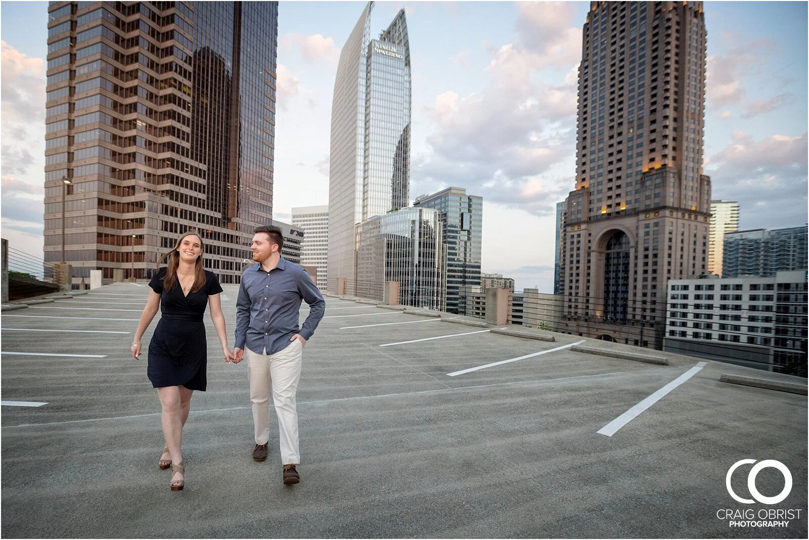 Piedmont Park Engagement Portraits Atlanta Lake Sunset_0016.jpg