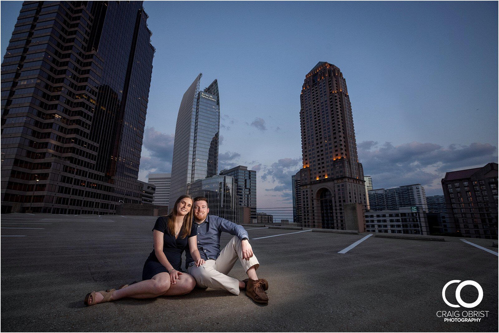 Piedmont Park Engagement Portraits Atlanta Lake Sunset_0020.jpg