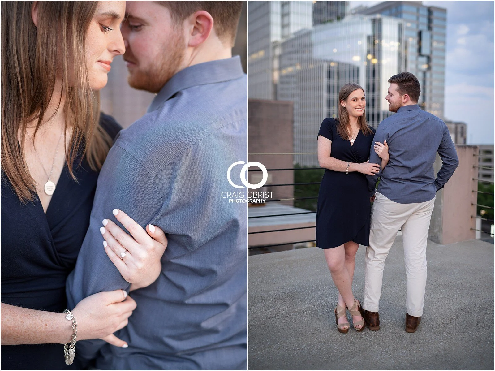 Piedmont Park Engagement Portraits Atlanta Lake Sunset_0021.jpg