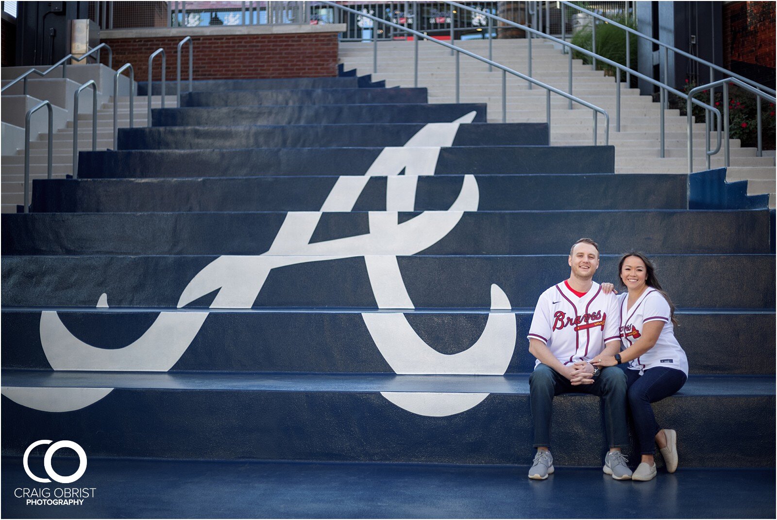 The Battery Atlanta Braves Engagement Portraits Chattahoochee River_0006.jpg