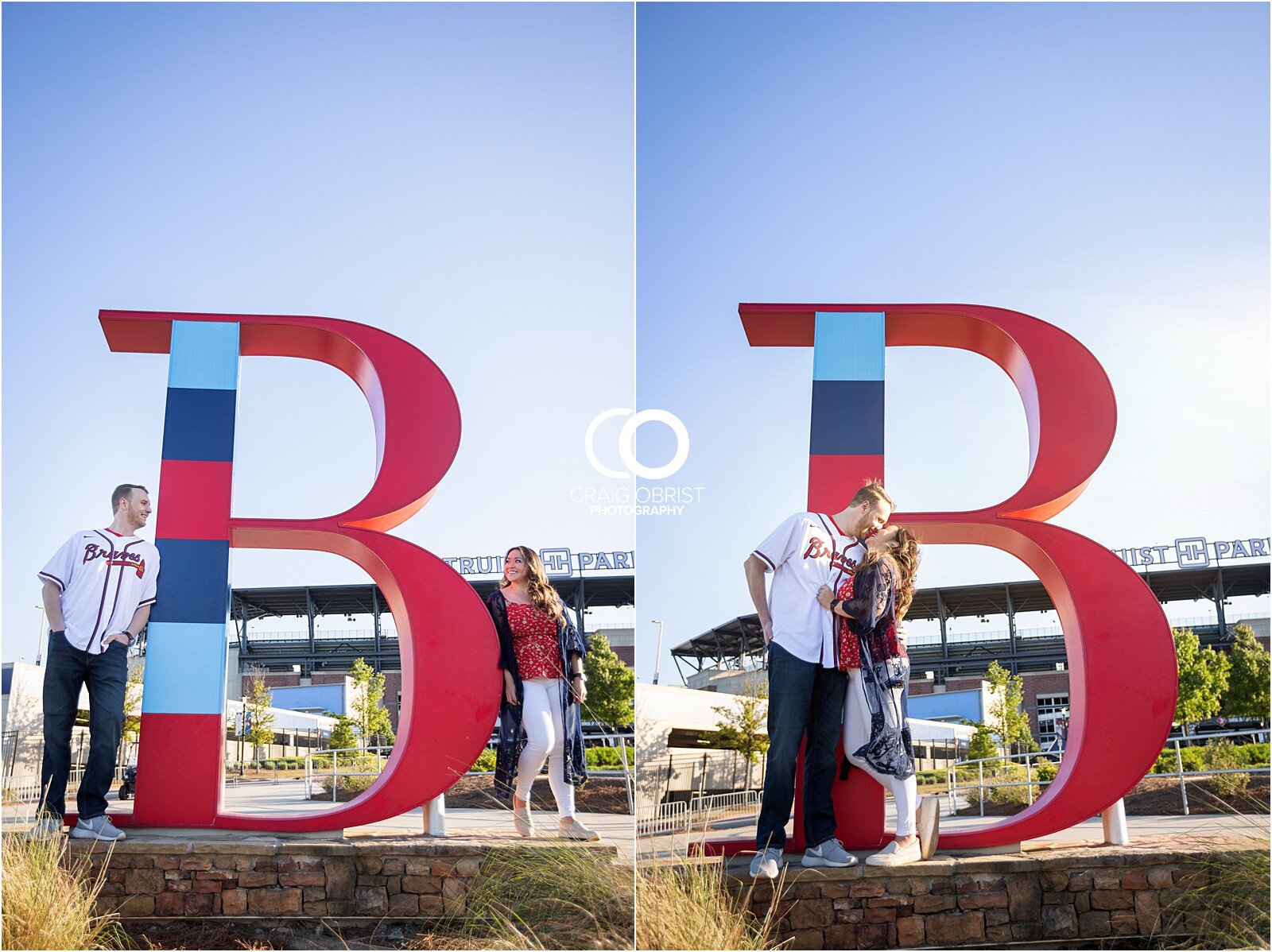 The Battery Atlanta Braves Engagement Portraits Chattahoochee River_0015.jpg