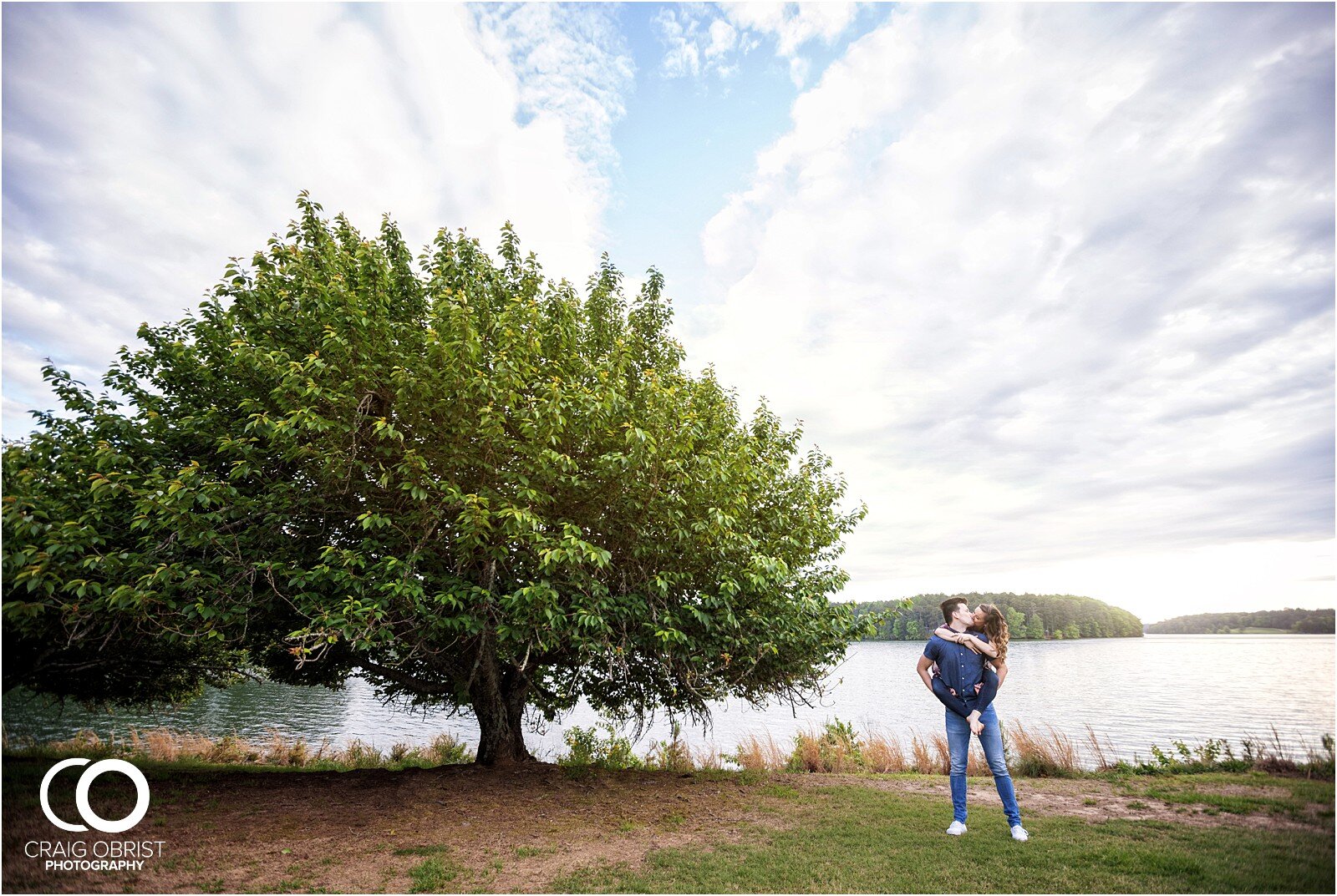 Lake Lanier Engagement Portraits Sunset Georgia_0018.jpg